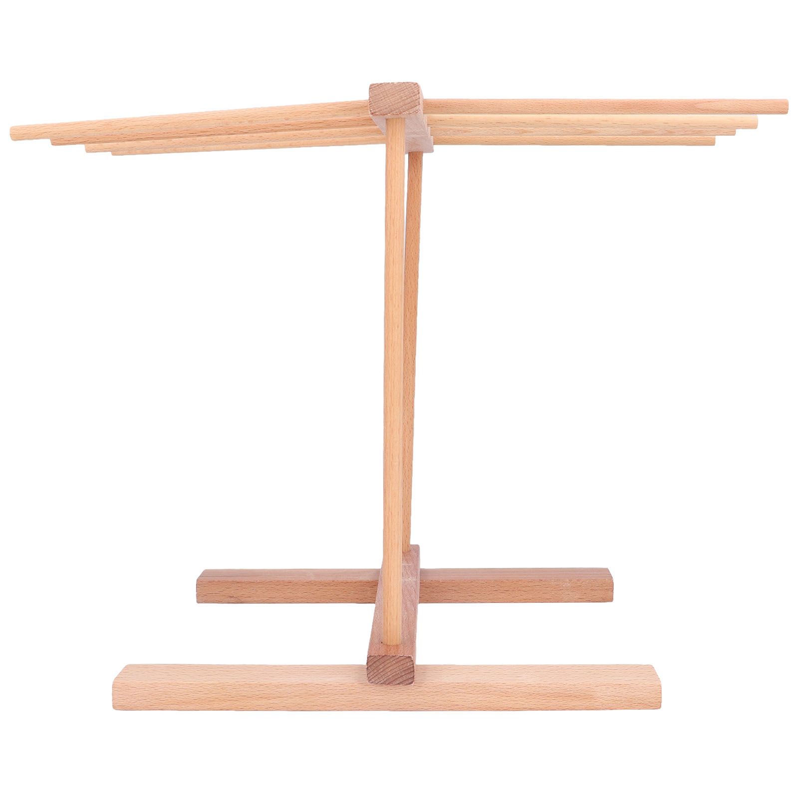 Wooden Noodle Drying Rack 15.4 X 8.7 X 11.8in Foldable Prevent Slipping Pasta Drying Rack for Home - Image 7
