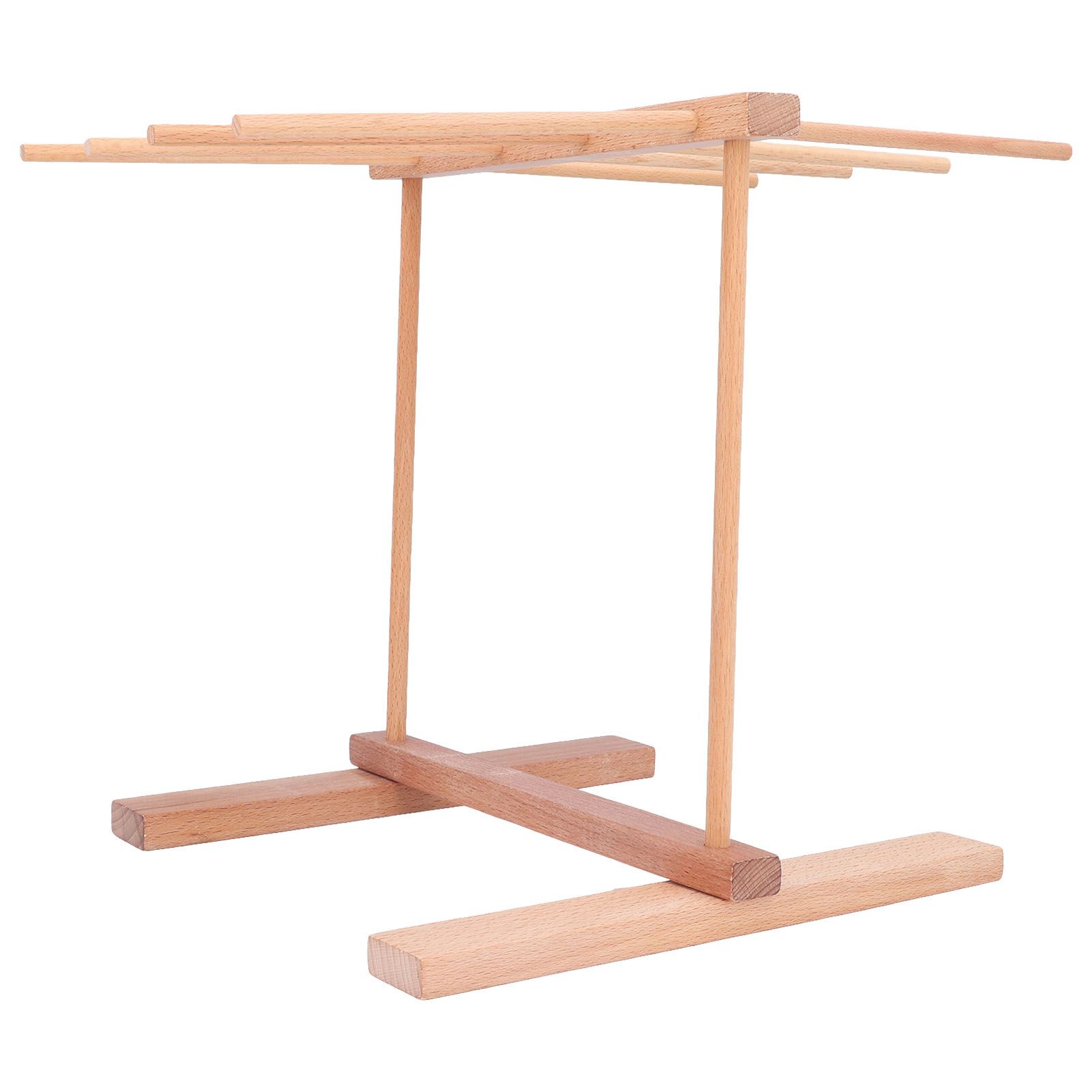 Wooden Noodle Drying Rack 15.4 X 8.7 X 11.8in Foldable Prevent Slipping Pasta Drying Rack for Home - Image 8