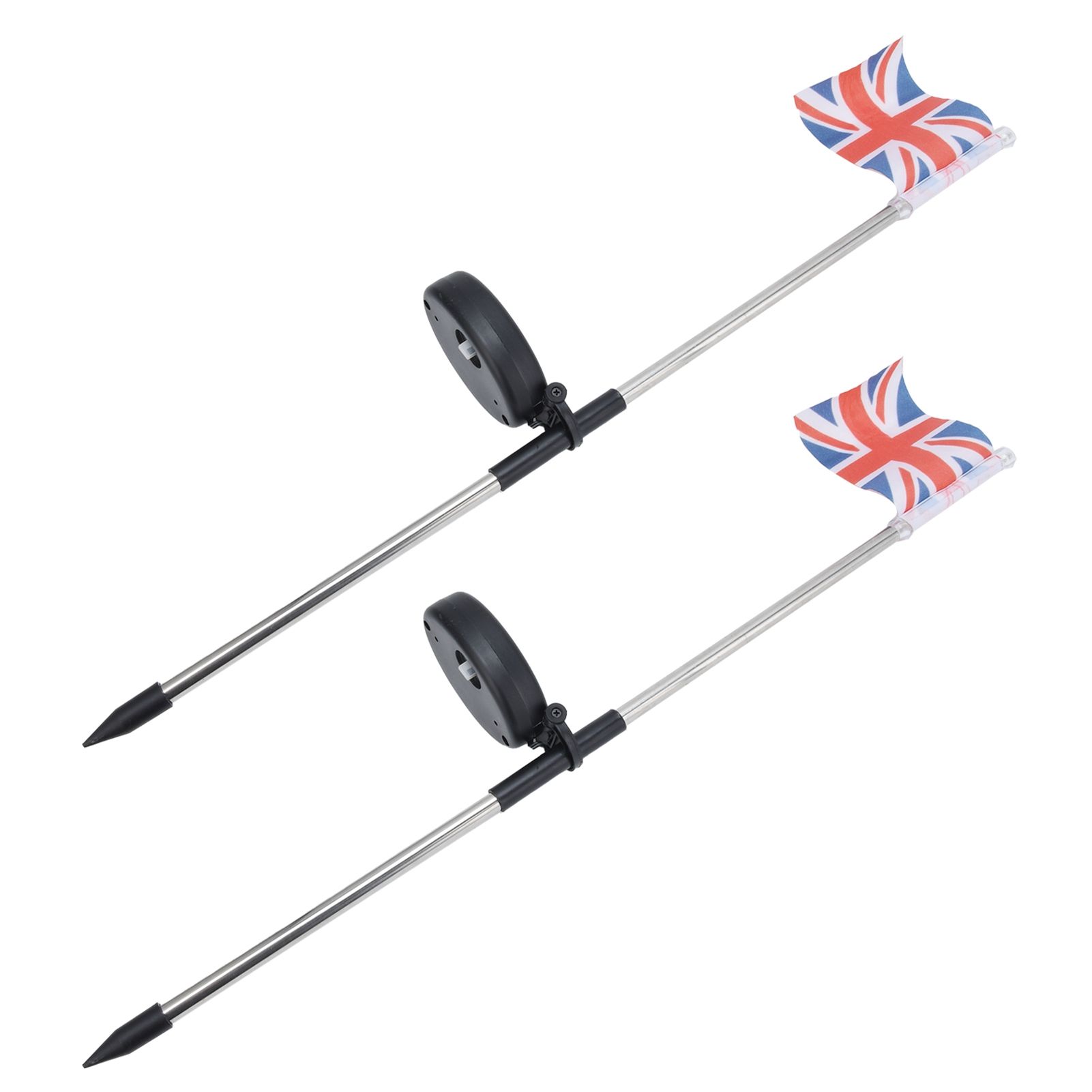 2PCS Solar UK Flag Light LED Solar Garden Lawn Lamp for Outdoor Landscape Decoration White Light - Image 6