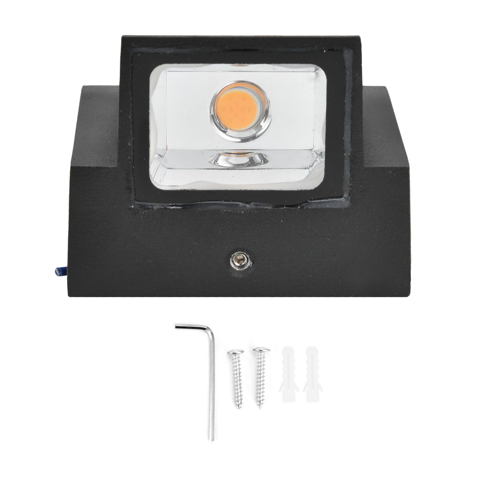 Outdoor Wall Light 5W COB Warm Light Source No Flicker IP65 Waterproof Lamp for Corridor Courtyard 85‑265V - Image 1