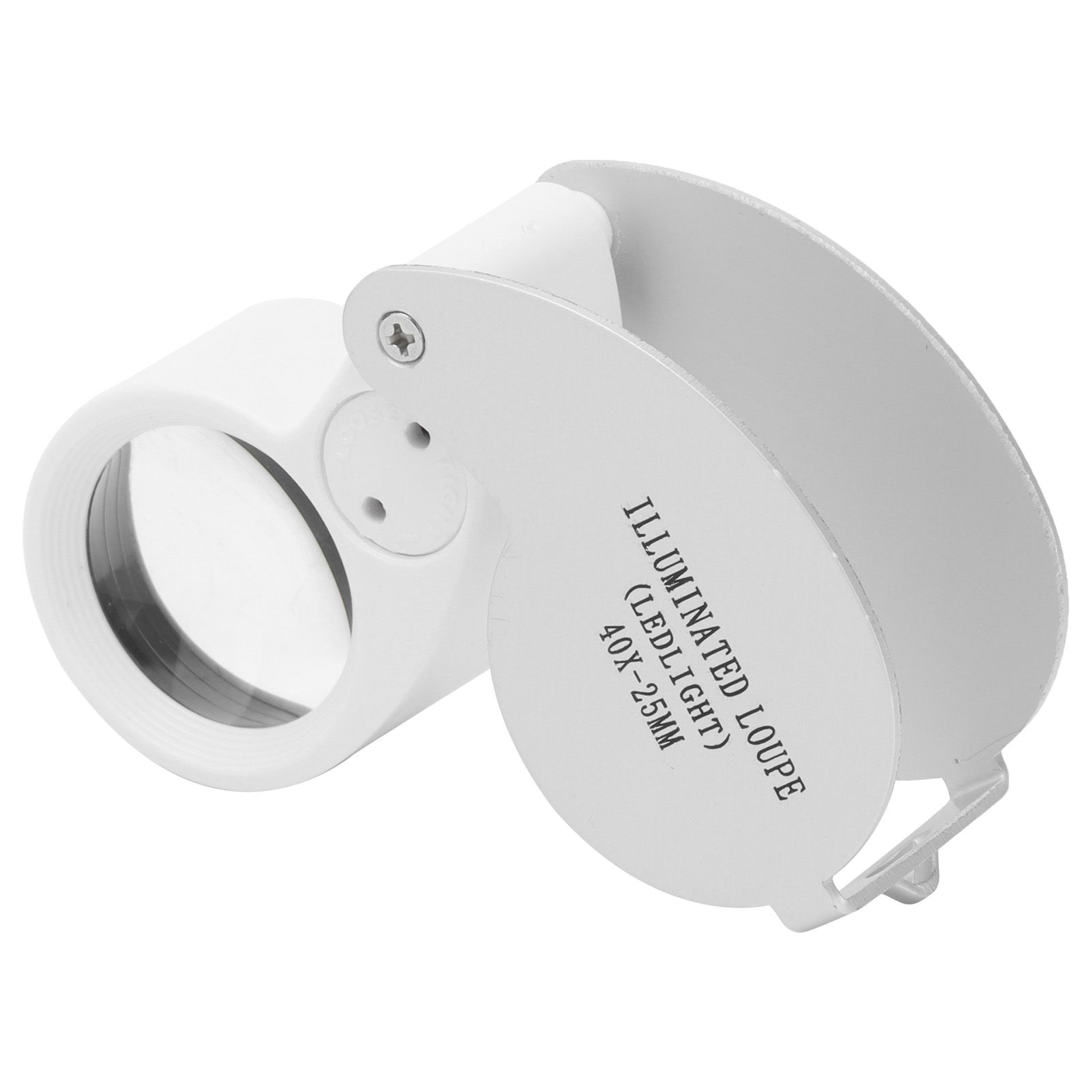 Jewelry Magnifier 40X Portable Illuminated Jewelry Loupe Magnifying Glasses for Detecting Identifying - Image 2