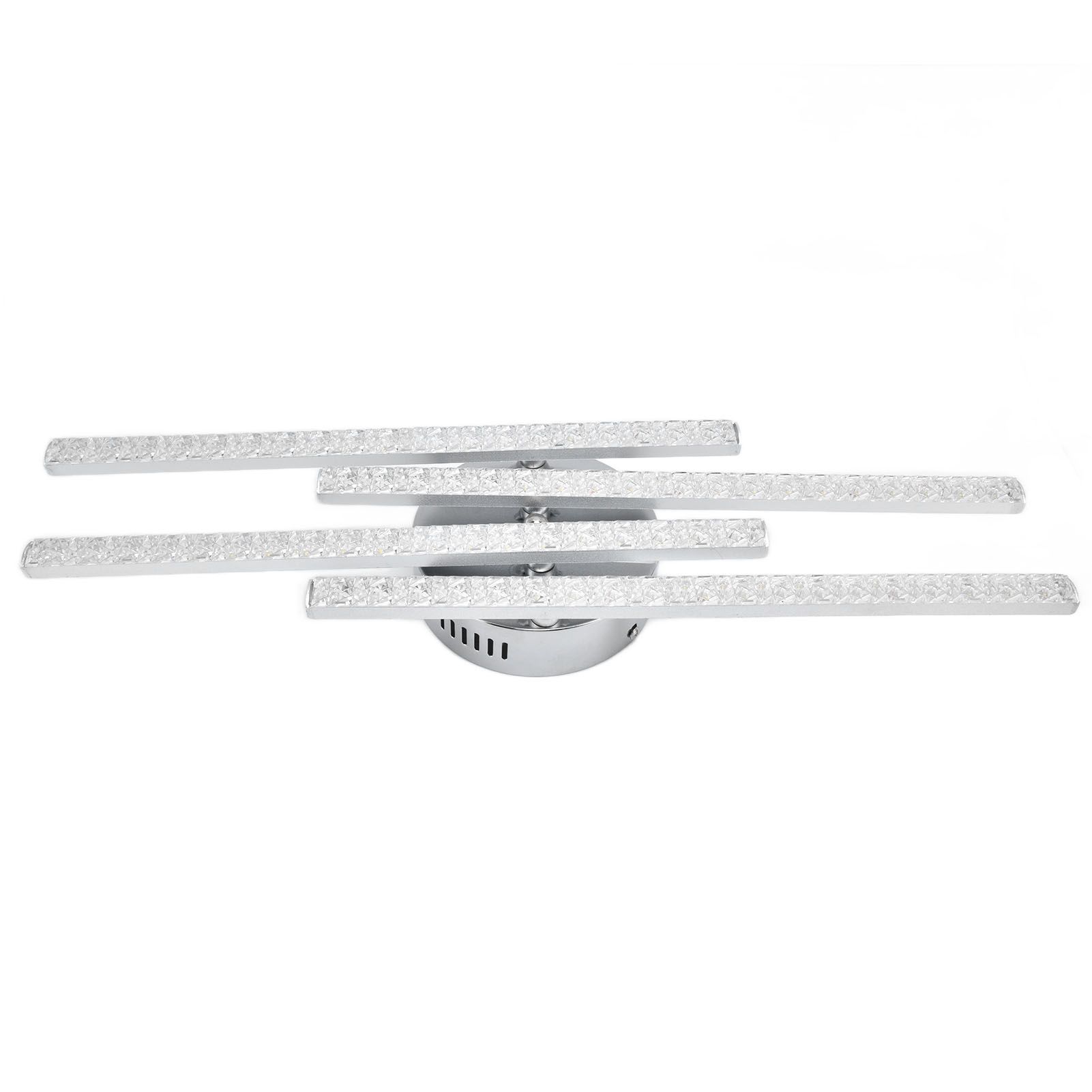 4-Strip Ceiling Light Nordic Modern LED Ceiling Lamp Home Office Coffee Shop Decoration AC85-265VWhite Light - Image 3
