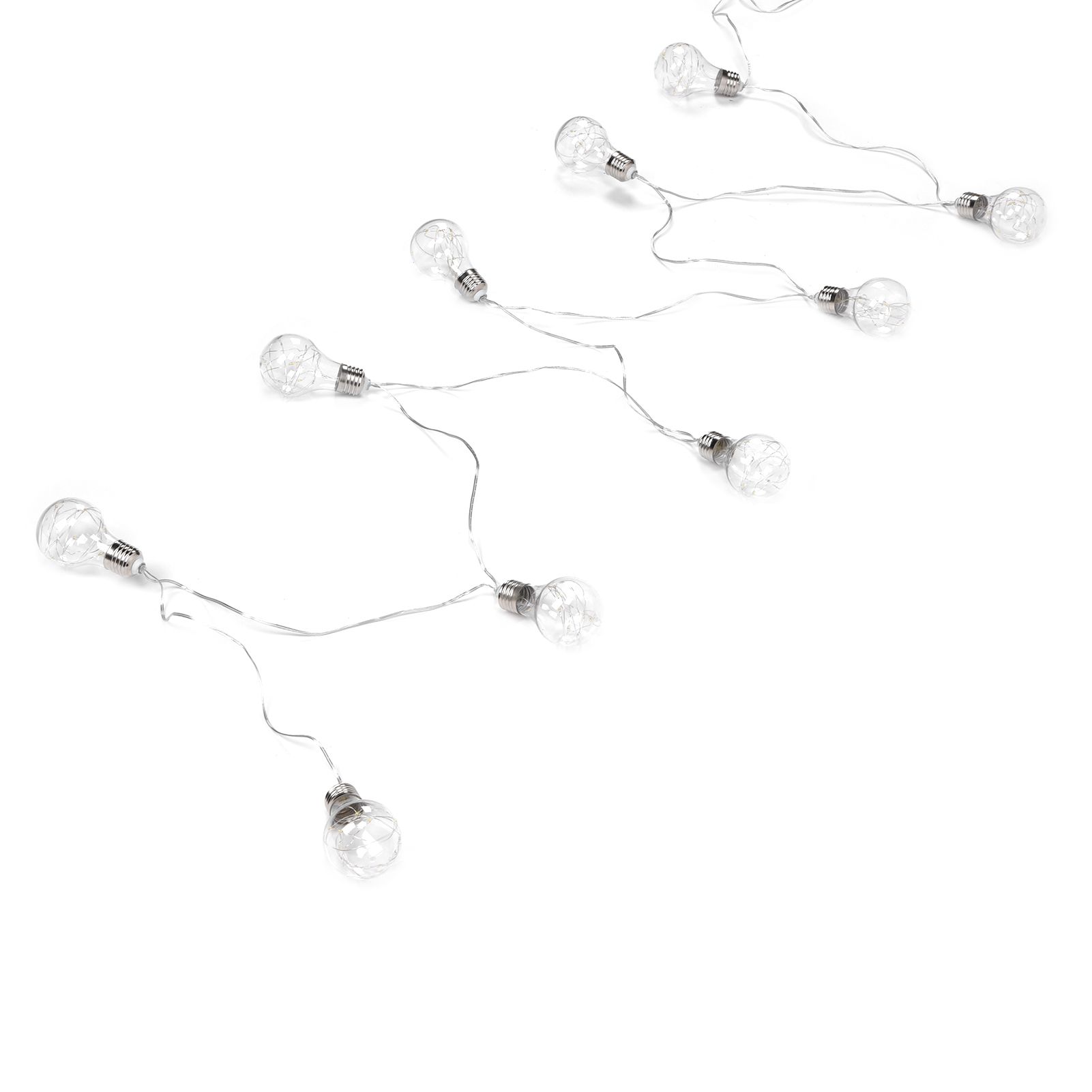 LED Light Strings Waterproof Copper Wire Lamp String E27 Bulb String Lights for Home Bedroom Decoration - Image 2