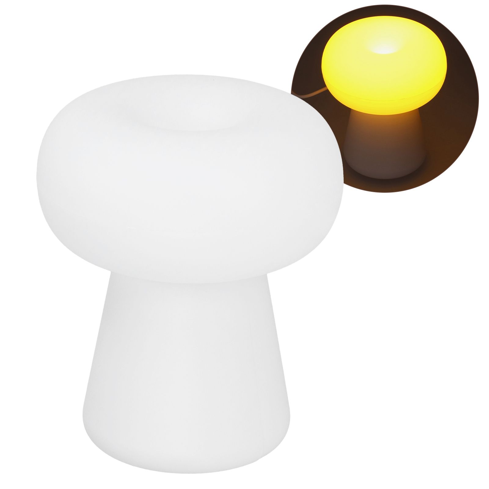 Night Light 3W Mushroom Shape Sensor Lamp USB Powered Desktop Light for Indoor Living Room - Image 8