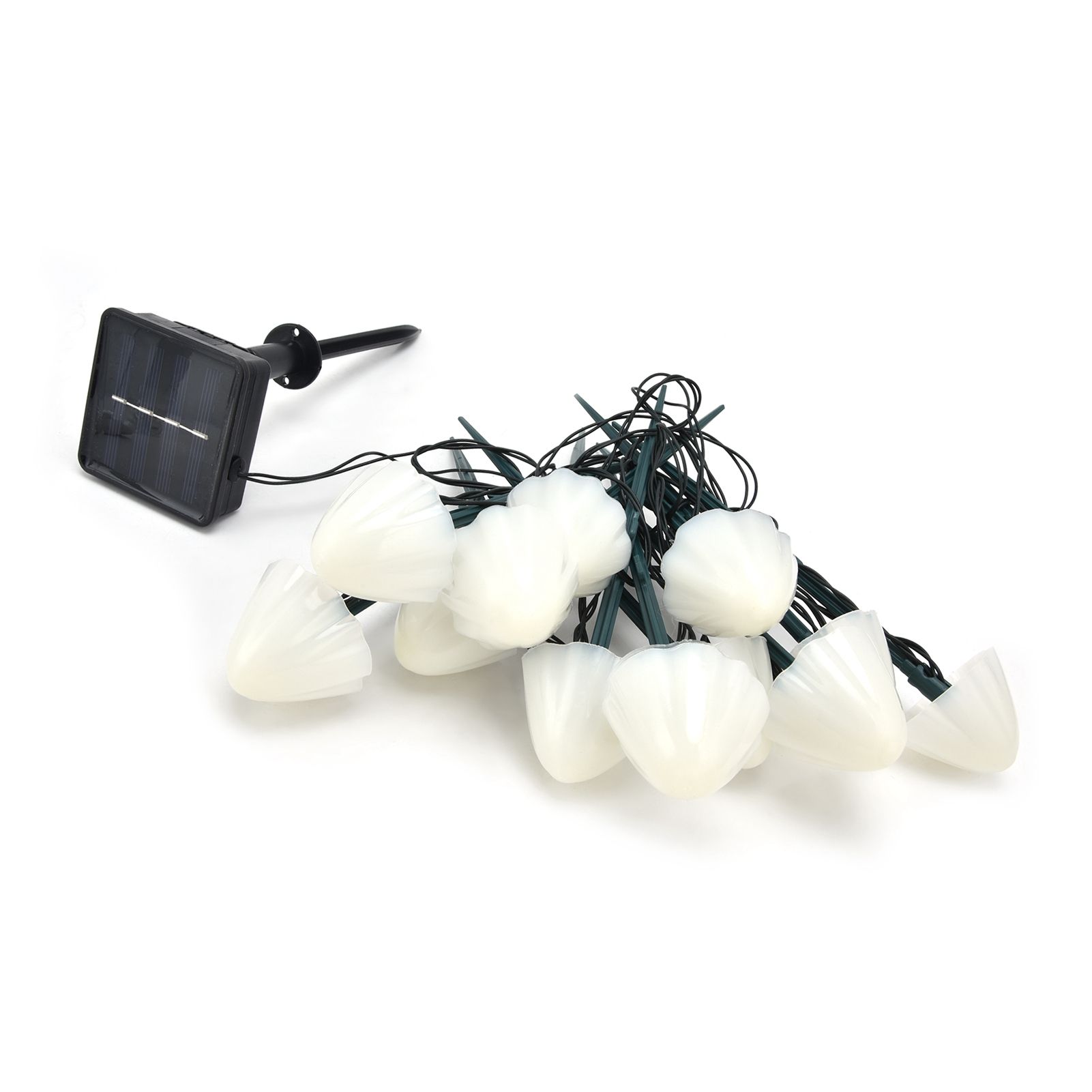 Solar Mushroom Shaped Light String Waterproof Decorative Lamp with 12LEDs 2 Lighting Modes - Image 8