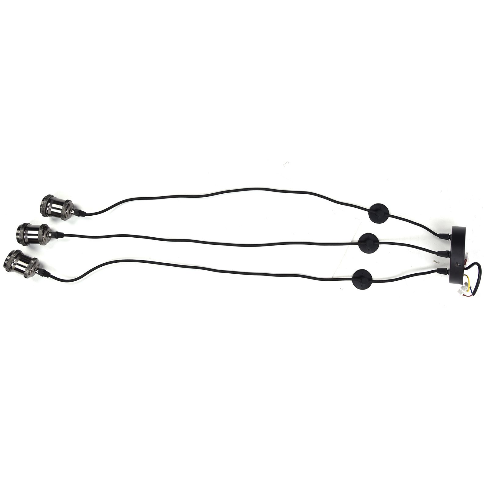 3 Arms Chandelier Lamp Holder Metal Retro Decoration Ceiling Light Socket for Home Dining Hall Bars - Image 5