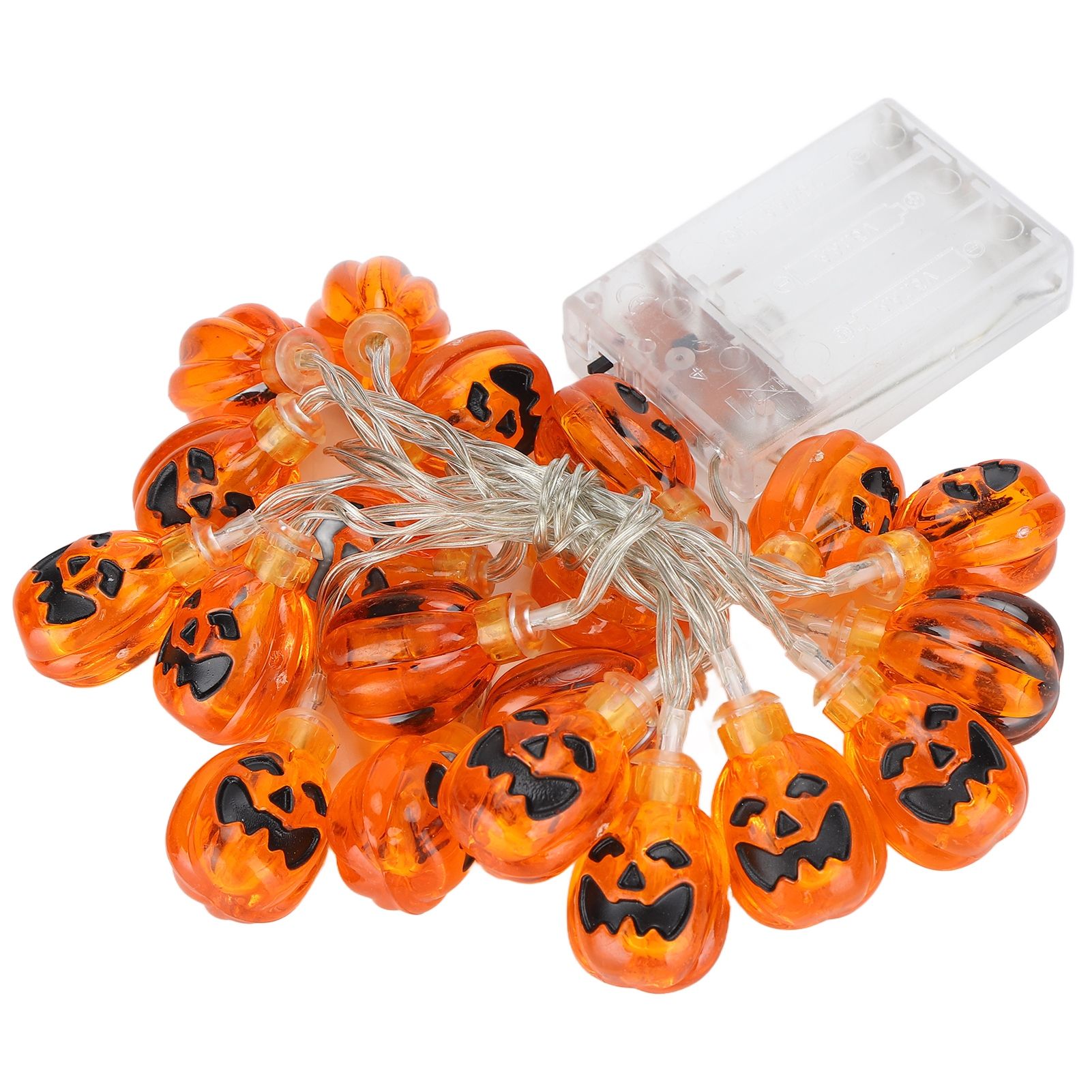 Halloween Pumpkin Lanterns String Battery Operated LED Pumpkin String Lights for Indoor Outdoor Halloween Decorations - Image 1