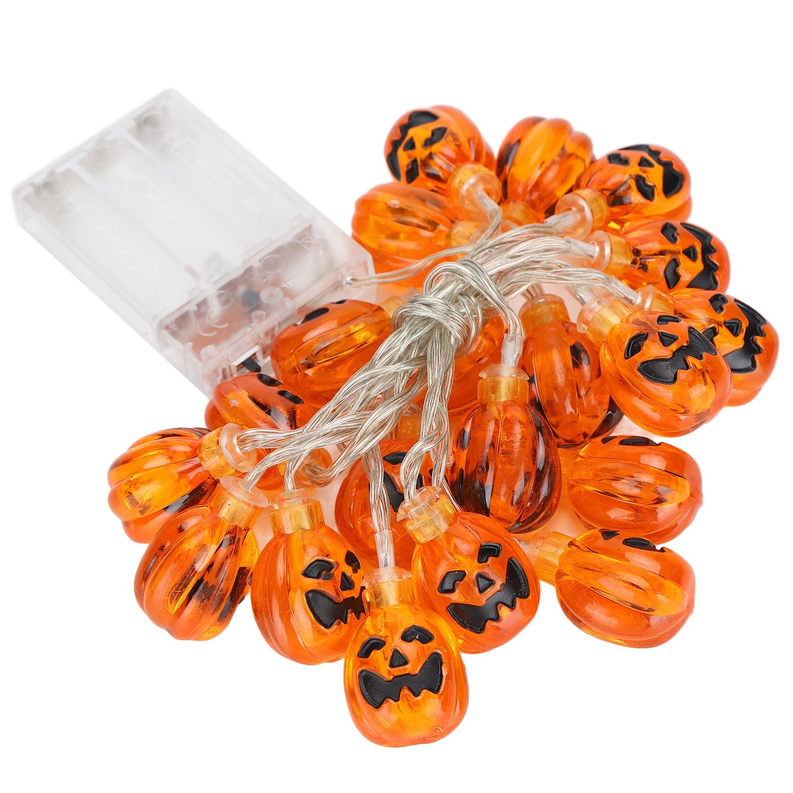 Halloween Pumpkin Lanterns String Battery Operated LED Pumpkin String Lights for Indoor Outdoor Halloween Decorations - Image 4
