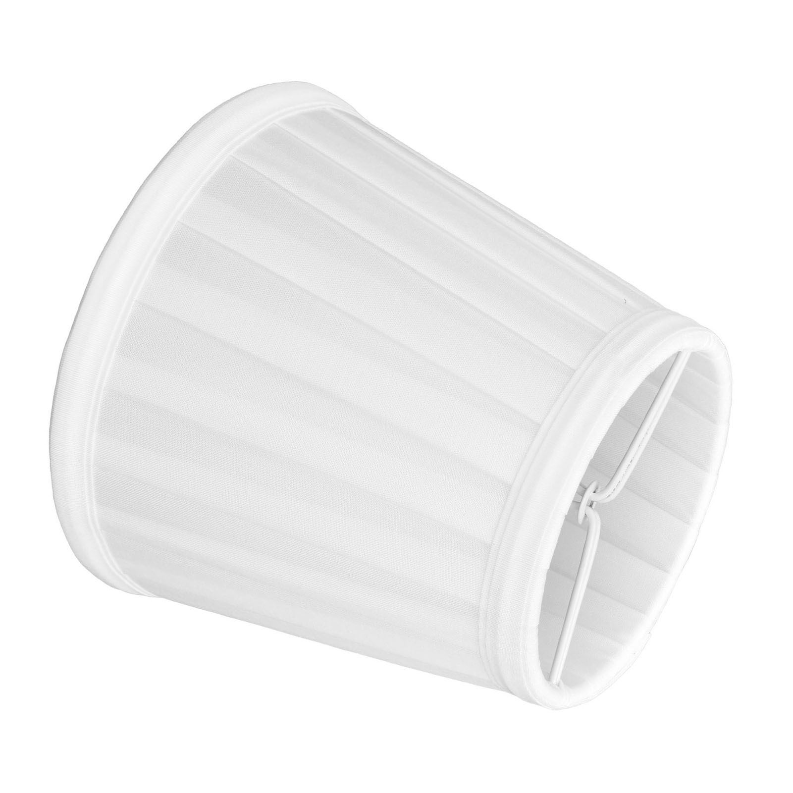 2Pcs Small Lamp Shades Wearproof Smooth Exquisite Lightweight Safe Convenient Table Lampshade0205 White - Image 4