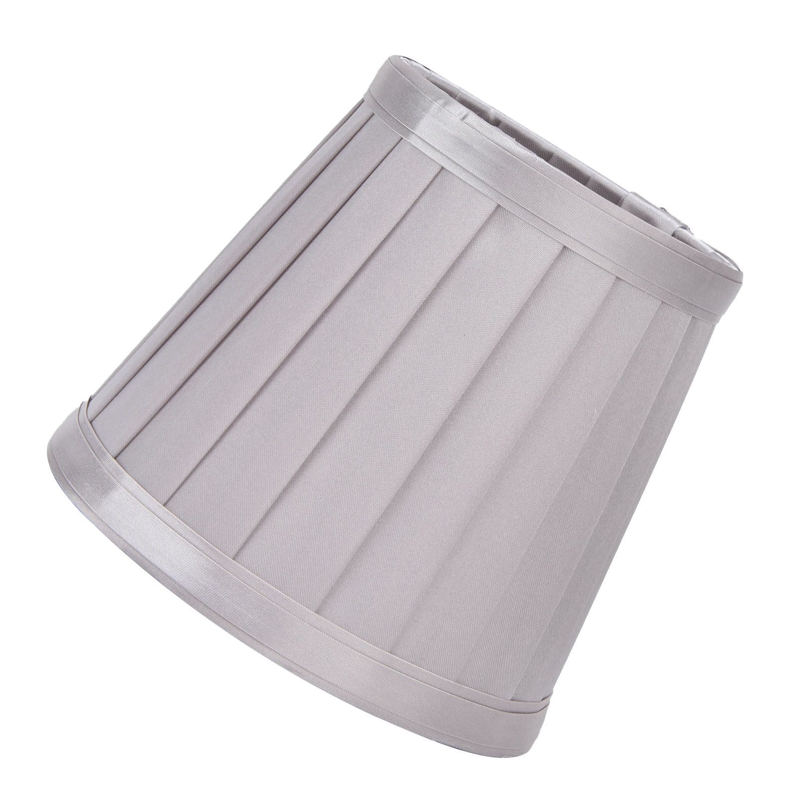 2Pcs Small Lamp Shades Wearproof Smooth Exquisite Lightweight Safe Convenient Table Lampshade0207 Silver - Image 3