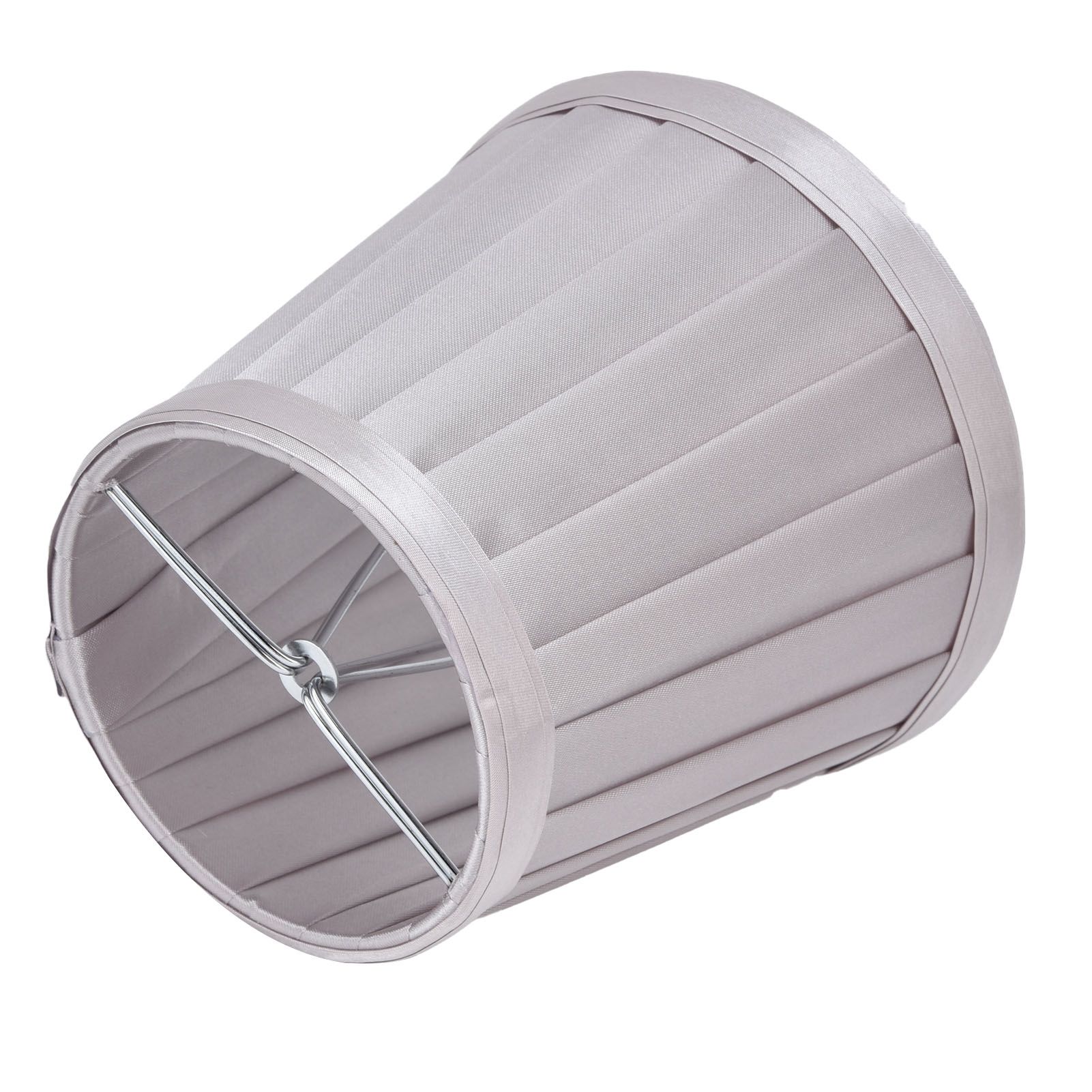 2Pcs Small Lamp Shades Wearproof Smooth Exquisite Lightweight Safe Convenient Table Lampshade0207 Silver - Image 7