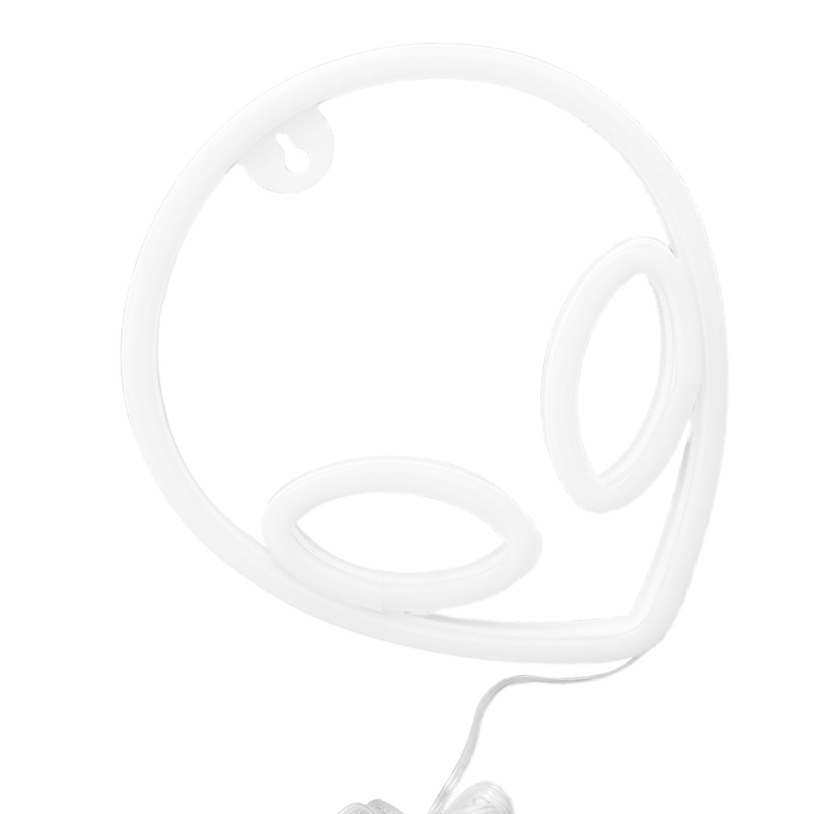 Alien Neon Sign Decorative Neon Light Night Lamp for Bedroom Children's Room Bar Decor USB Or Battery Powered(Blue Eye Pink Face ) - Image 2