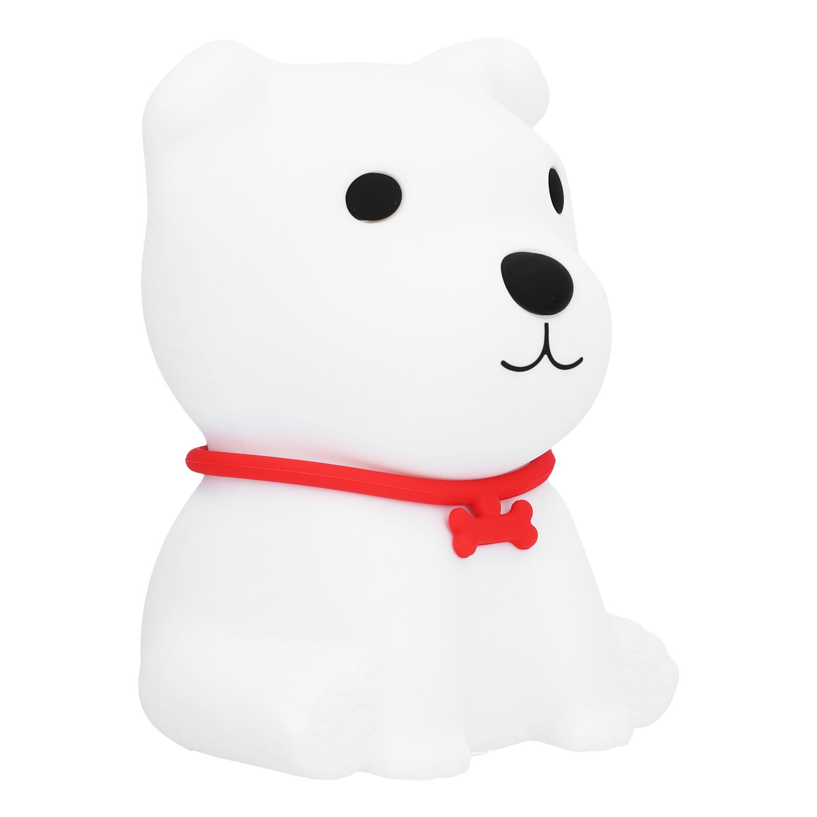 Cute Dog Shaped Silicone Lamp Kids Night Light Portable Bedside Light for Baby Sleeping Nursery USB Charging - Image 2