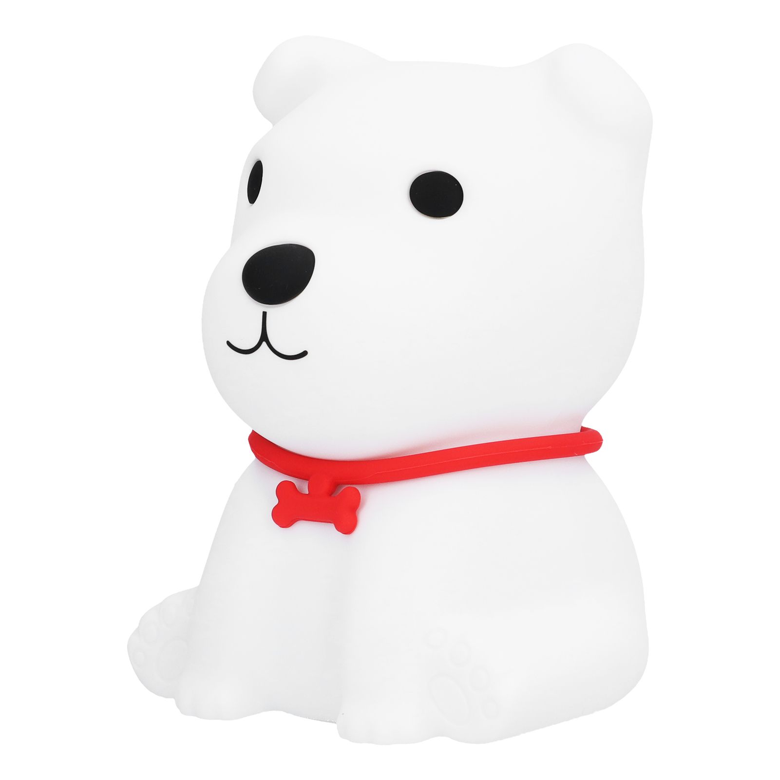 Cute Dog Shaped Silicone Lamp Kids Night Light Portable Bedside Light for Baby Sleeping Nursery USB Charging - Image 3