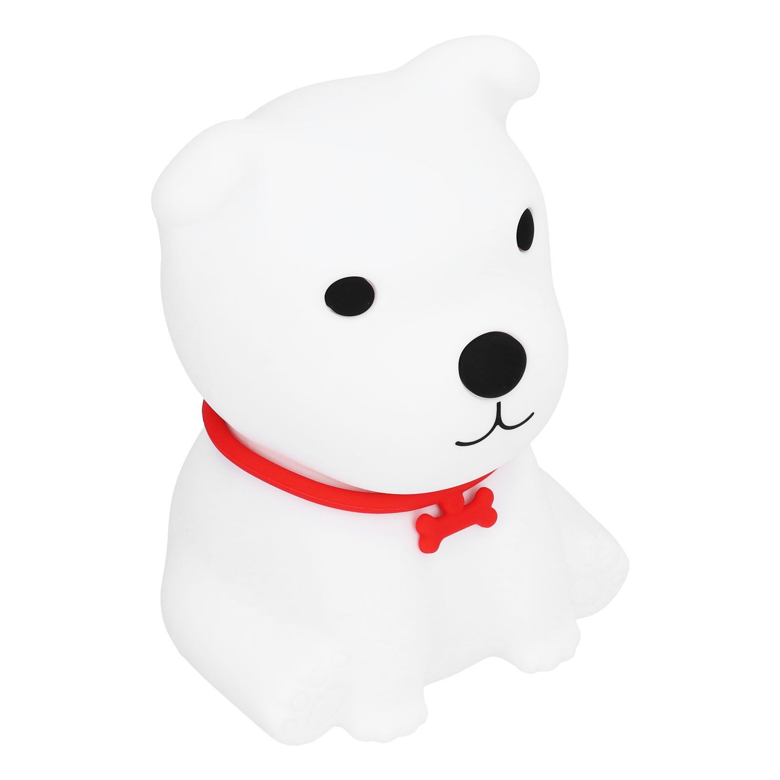 Cute Dog Shaped Silicone Lamp Kids Night Light Portable Bedside Light for Baby Sleeping Nursery USB Charging - Image 4
