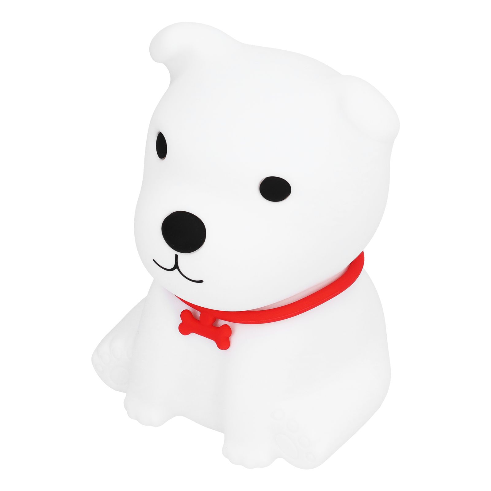 Cute Dog Shaped Silicone Lamp Kids Night Light Portable Bedside Light for Baby Sleeping Nursery USB Charging - Image 5