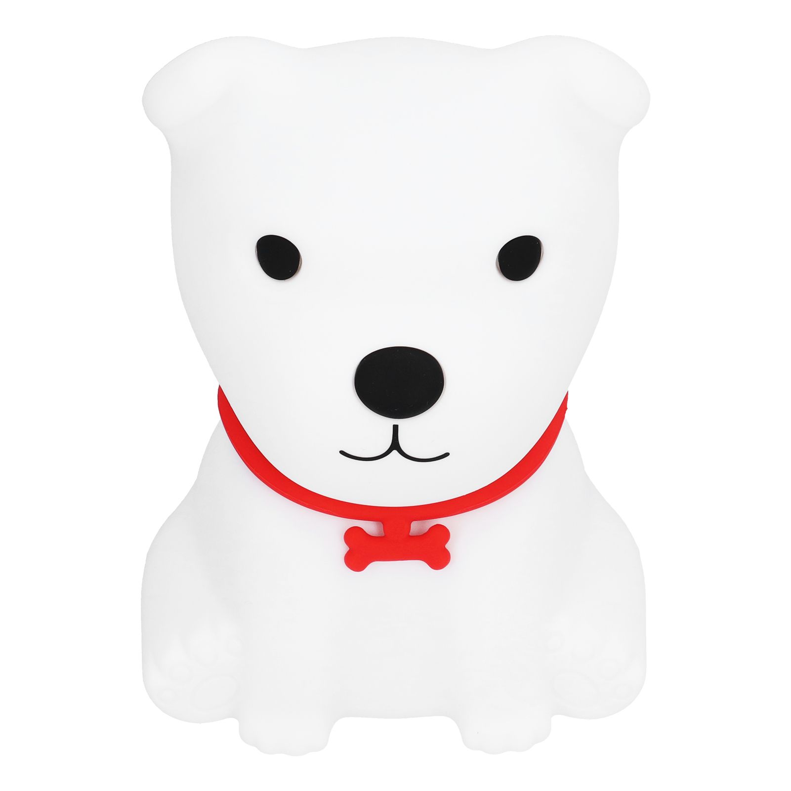 Cute Dog Shaped Silicone Lamp Kids Night Light Portable Bedside Light for Baby Sleeping Nursery USB Charging - Image 6