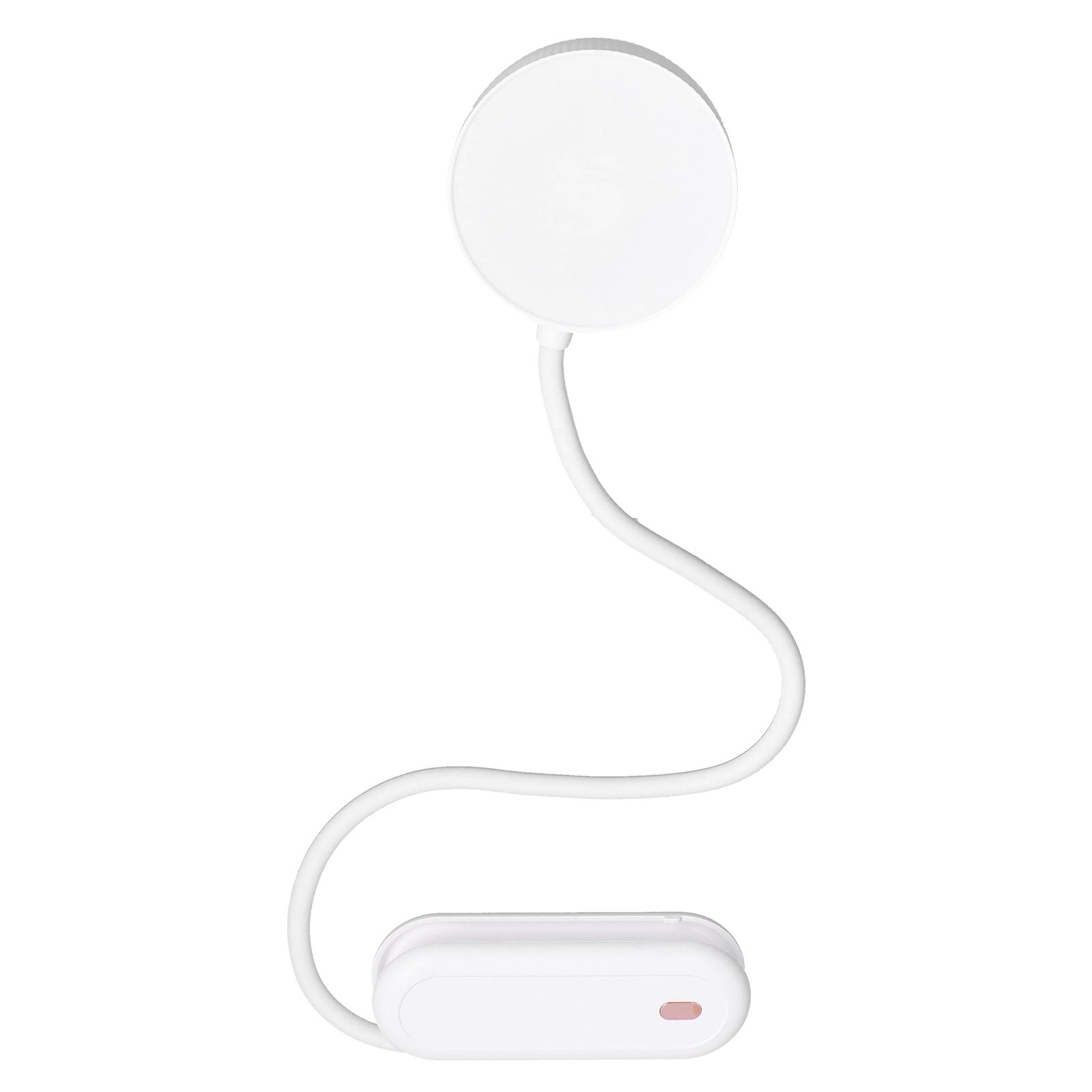 LED Desk Lamp with Gooseneck Night Light 3 Color Stepless Dimming Foldable Eye Protection Lamp USB ChargingWhite - Image 2