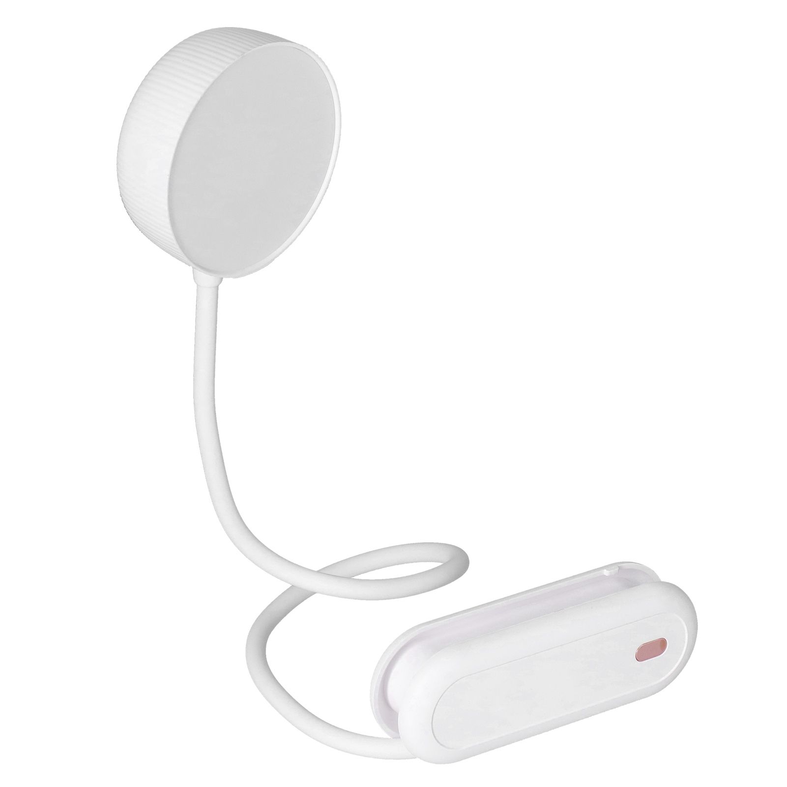 LED Desk Lamp with Gooseneck Night Light 3 Color Stepless Dimming Foldable Eye Protection Lamp USB ChargingWhite - Image 3