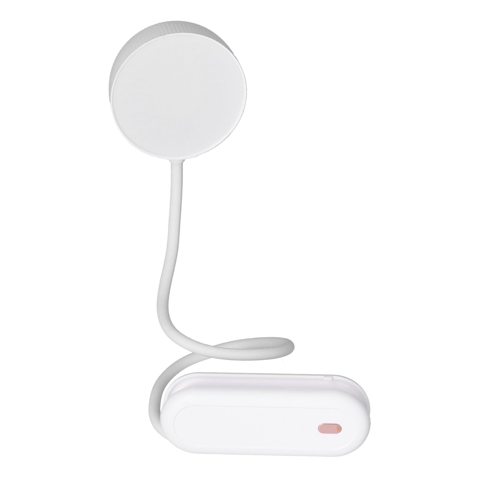 LED Desk Lamp with Gooseneck Night Light 3 Color Stepless Dimming Foldable Eye Protection Lamp USB ChargingWhite - Image 4