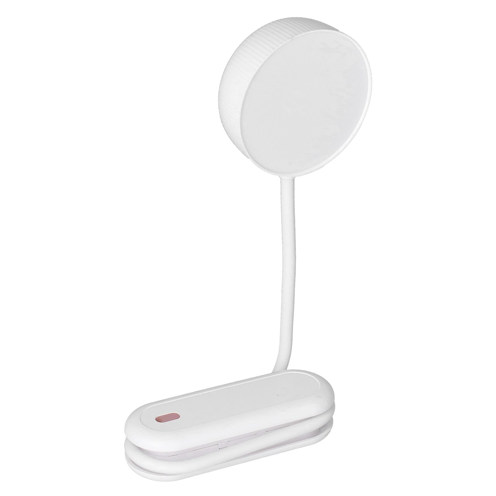 LED Desk Lamp with Gooseneck Night Light 3 Color Stepless Dimming Foldable Eye Protection Lamp USB ChargingWhite - Image 5