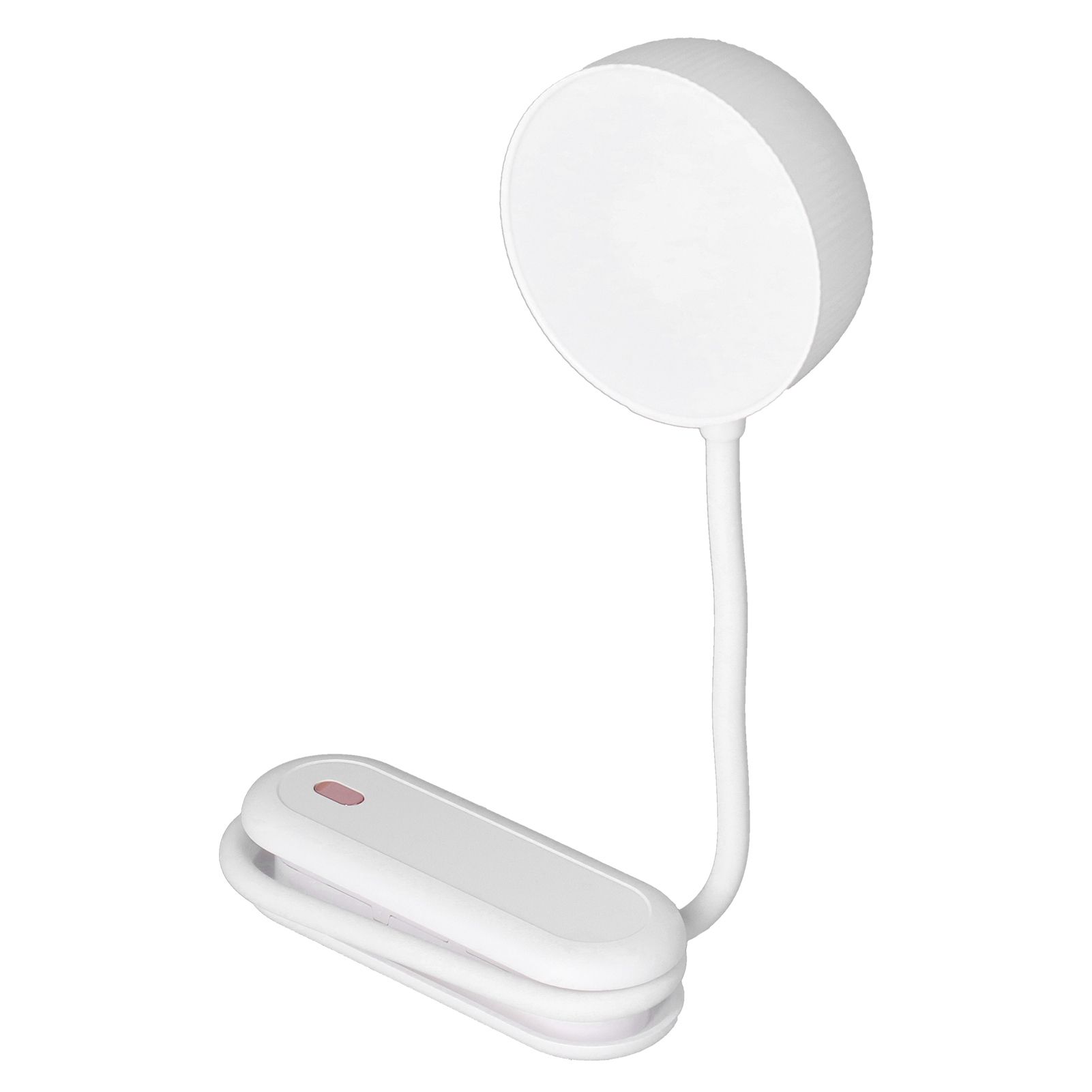 LED Desk Lamp with Gooseneck Night Light 3 Color Stepless Dimming Foldable Eye Protection Lamp USB ChargingWhite - Image 6