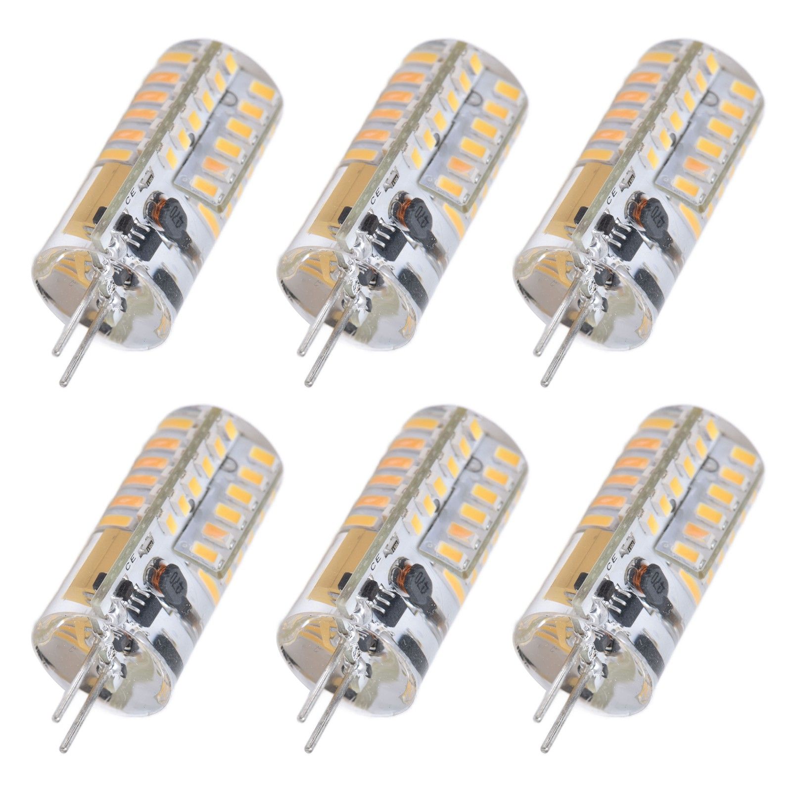 6Pcs LED Bulb Easy Install Light Transmission Uniform Light Output Color Bulb for Party Home 12VWarm White - Image 8