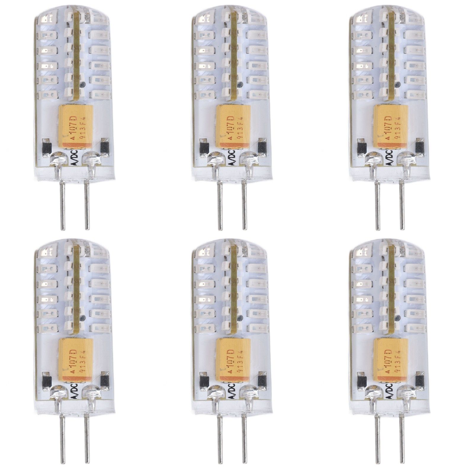 6Pcs LED Bulb Easy Install Light Transmission Uniform Light Output Color Bulb for Party Home 12VBlue - Image 7