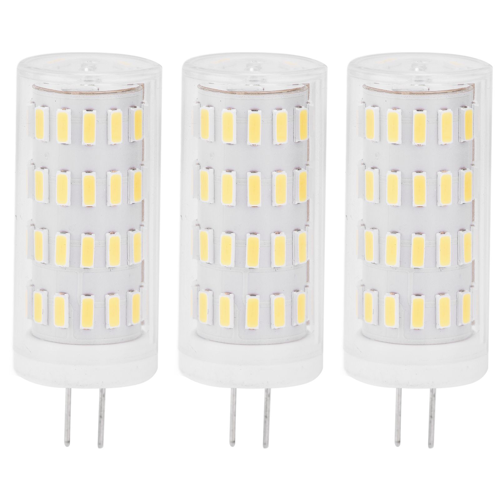 3PCS G4 LED Bulb 5W T3 JC Type Double Pin Base AC DC12‑24V Dimmable Outdoor Landscape BulbWarm Light - Image 1