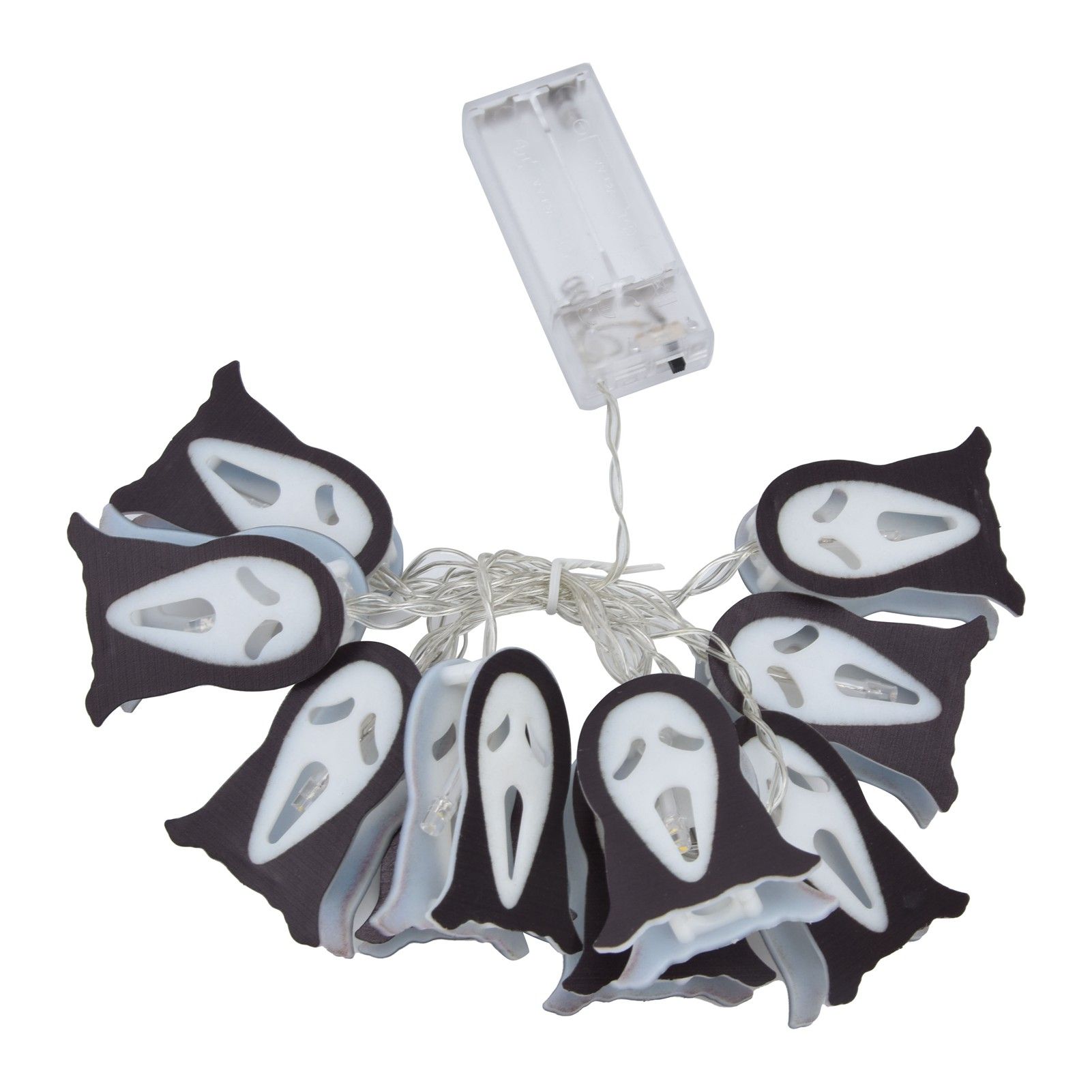 Halloween Ghosts String Lights 10LED String Light for Outdoor Indoor Holiday Decoration Battery Operated - Image 4
