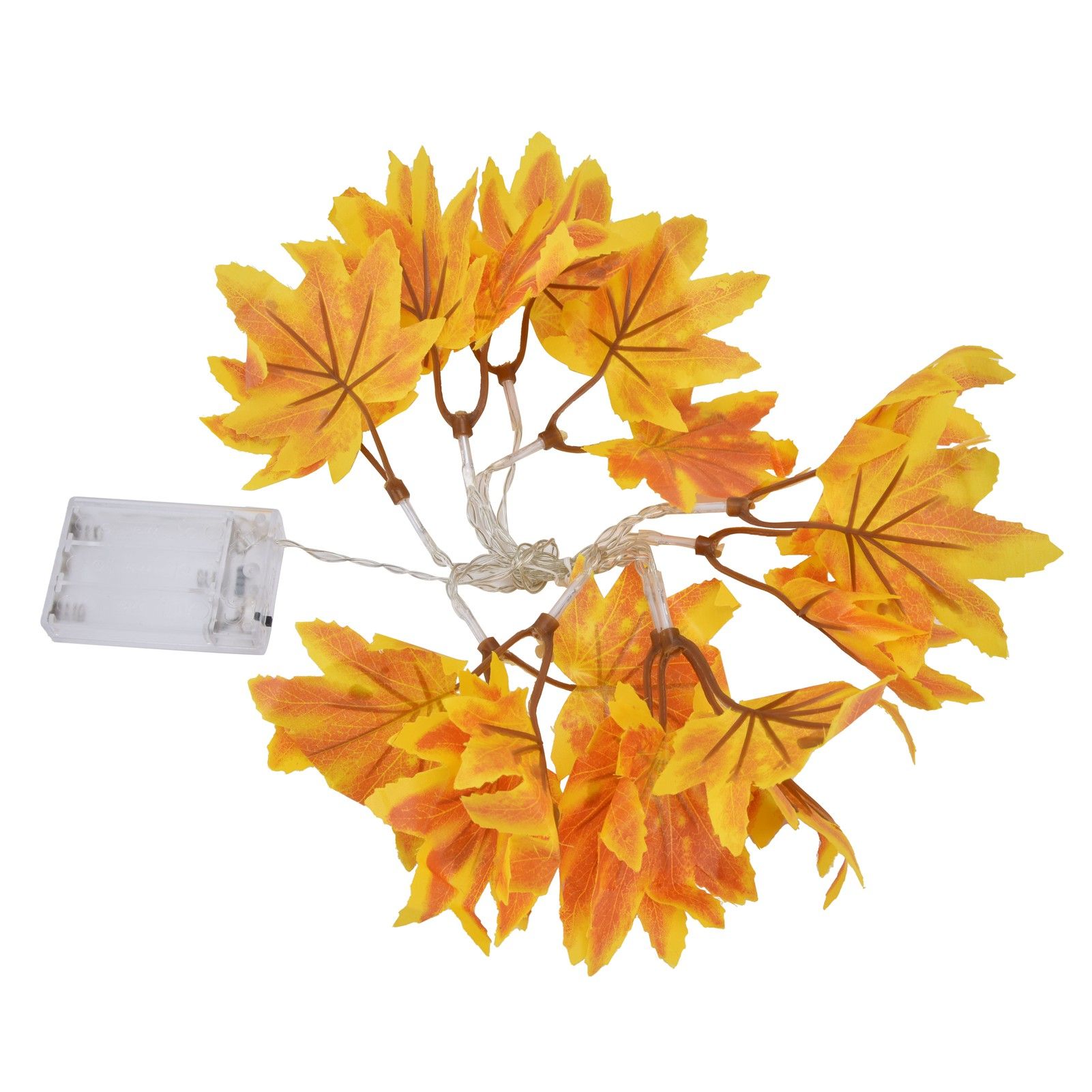 LED Yellow Leaf Light Battery Powered Durable Autumn Maple String Light for Indoor Outdoor Party - Image 3