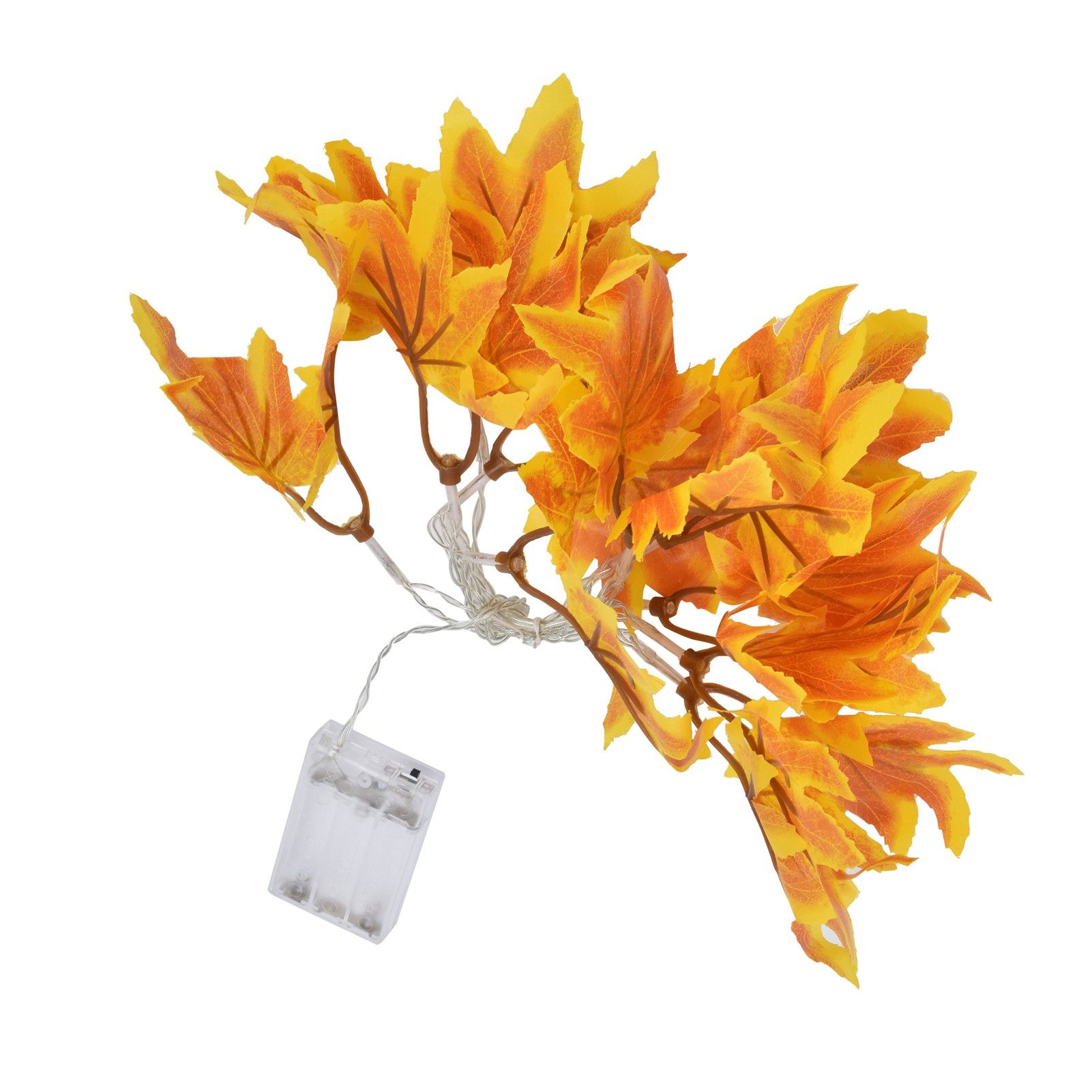 LED Yellow Leaf Light Battery Powered Durable Autumn Maple String Light for Indoor Outdoor Party - Image 7