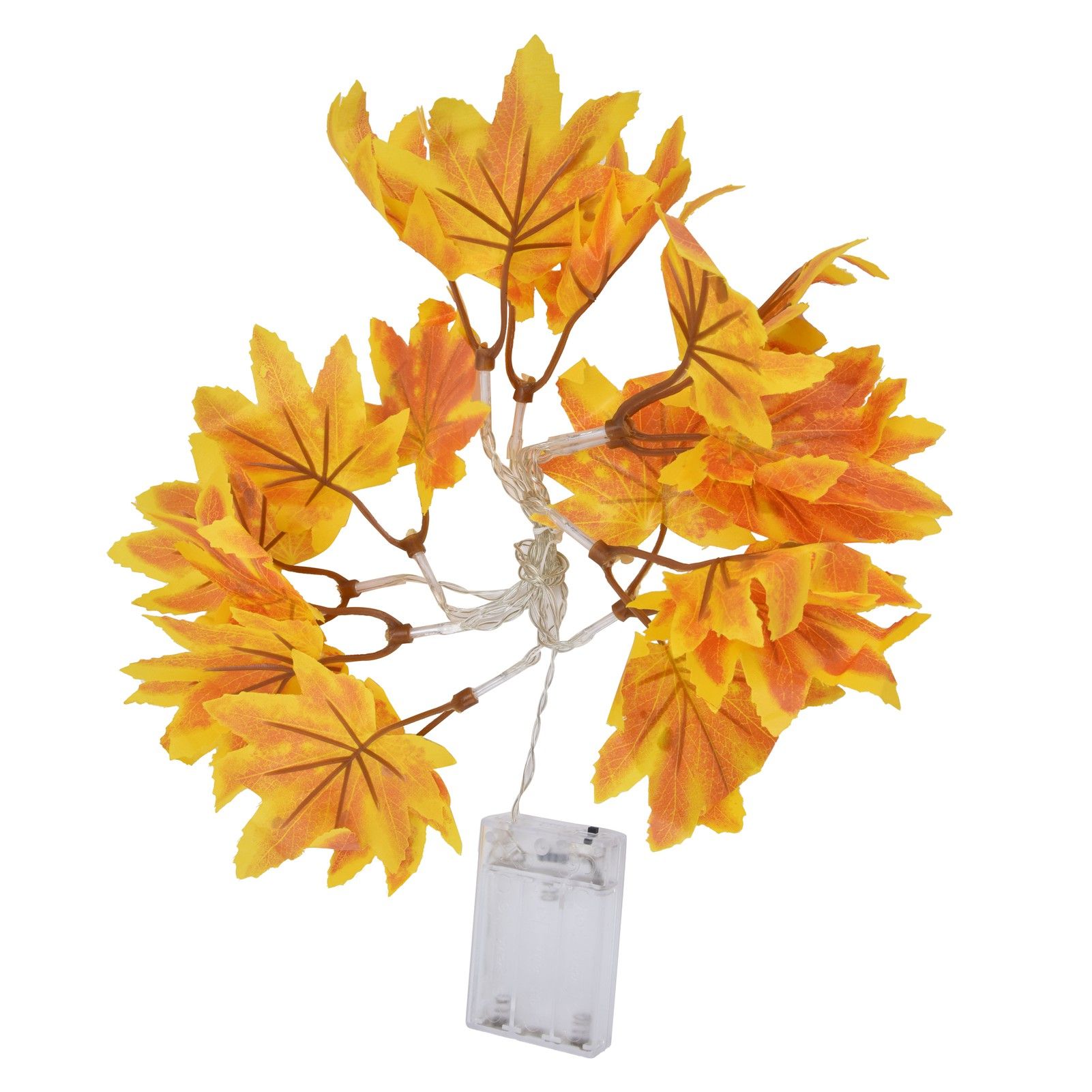 LED Yellow Leaf Light Battery Powered Durable Autumn Maple String Light for Indoor Outdoor Party - Image 8