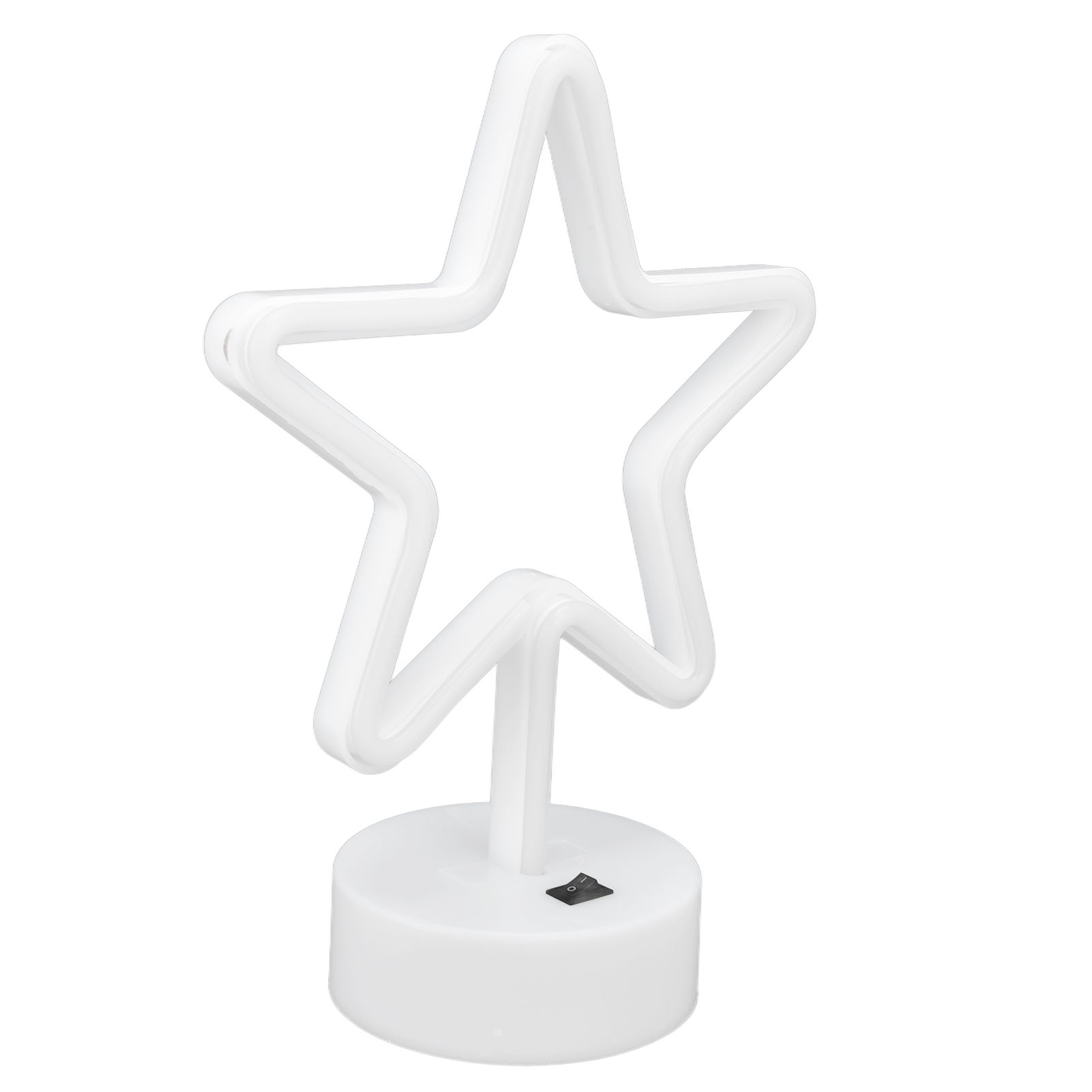 LED Desk Lamp USB Five Pointed Star Warm Light Neon Sign Bedroom Bar Holiday Decoration Light - Image 2