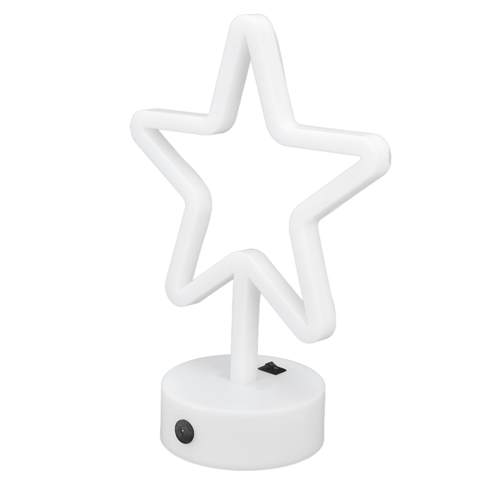 LED Desk Lamp USB Five Pointed Star Warm Light Neon Sign Bedroom Bar Holiday Decoration Light - Image 3