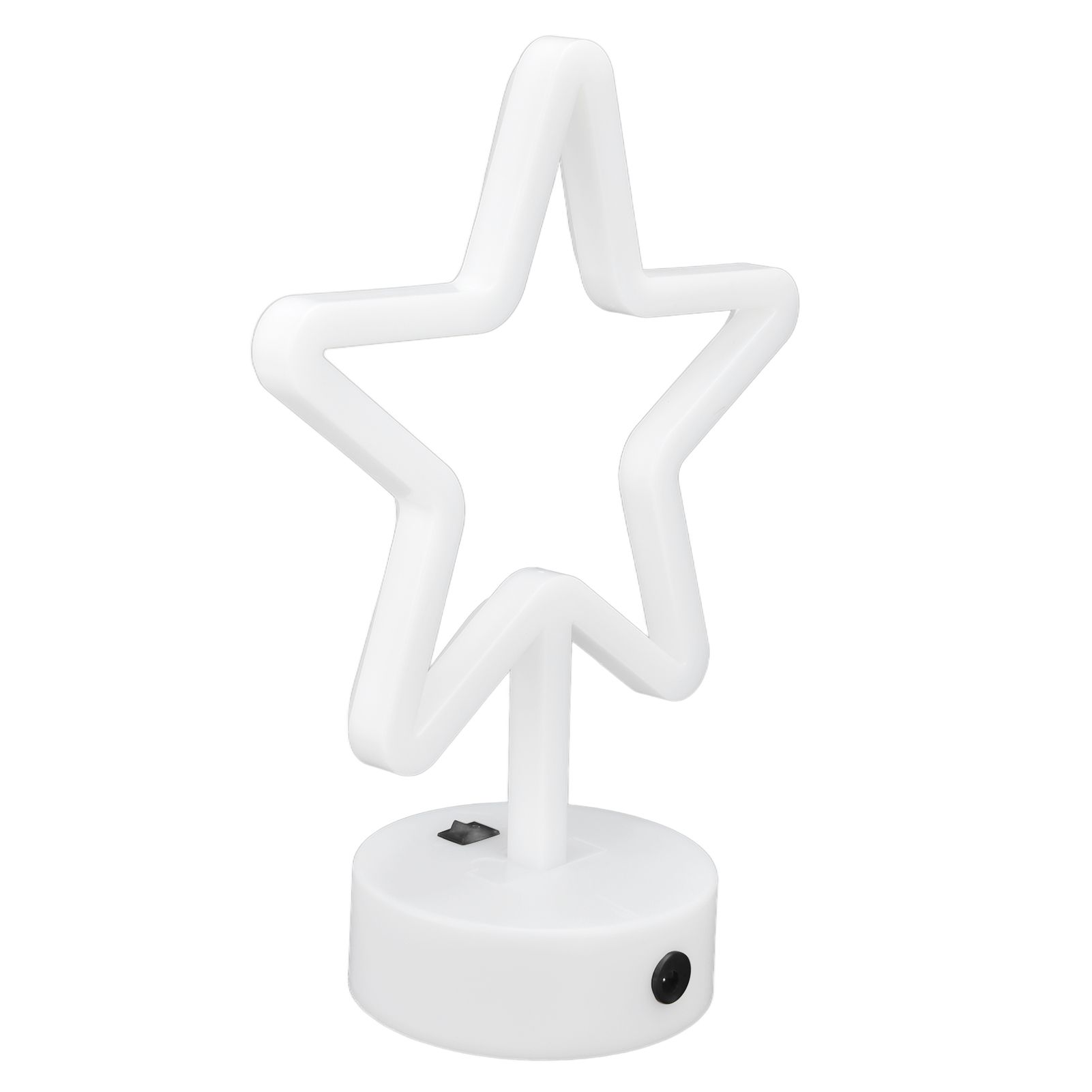 LED Desk Lamp USB Five Pointed Star Warm Light Neon Sign Bedroom Bar Holiday Decoration Light - Image 4