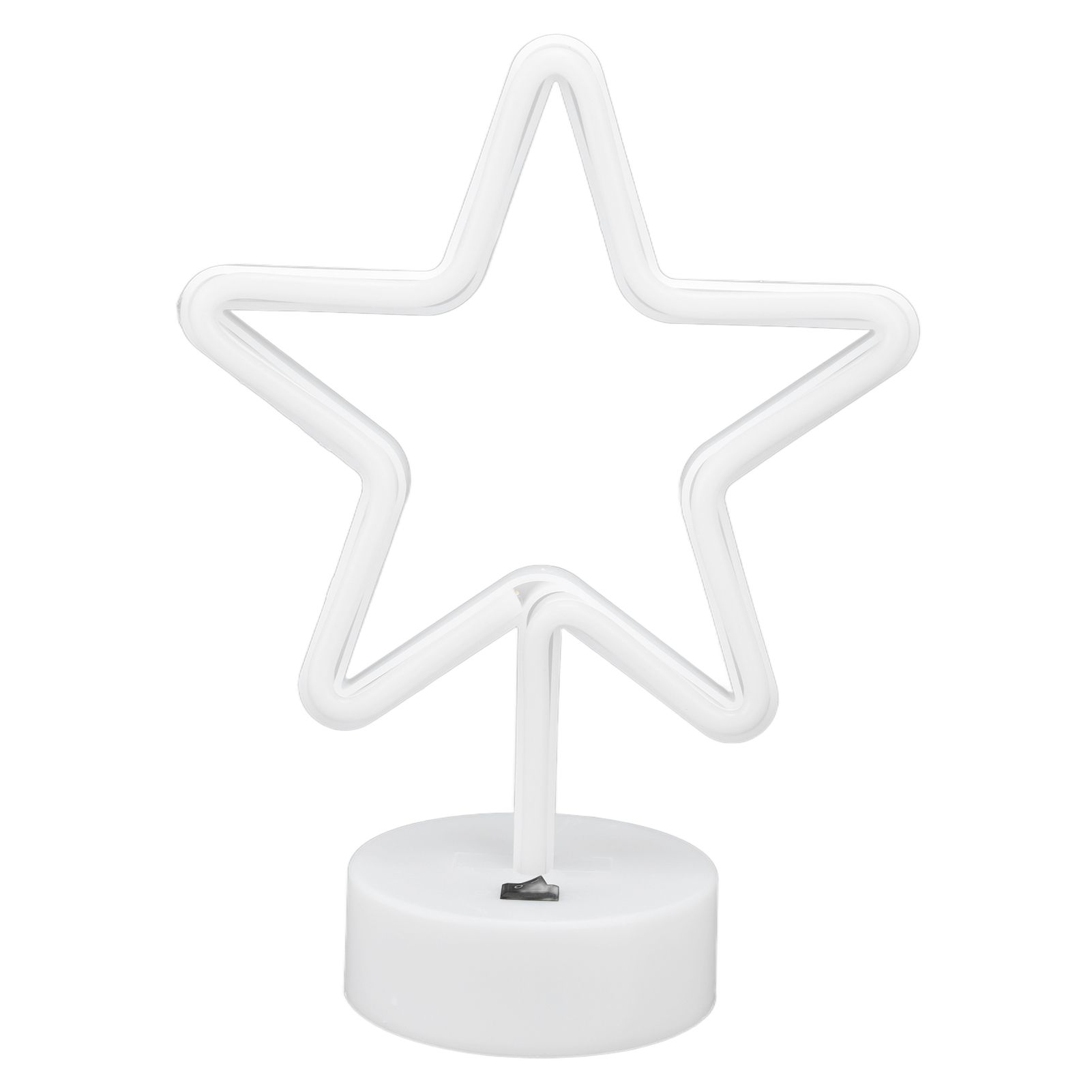 LED Desk Lamp USB Five Pointed Star Warm Light Neon Sign Bedroom Bar Holiday Decoration Light - Image 5