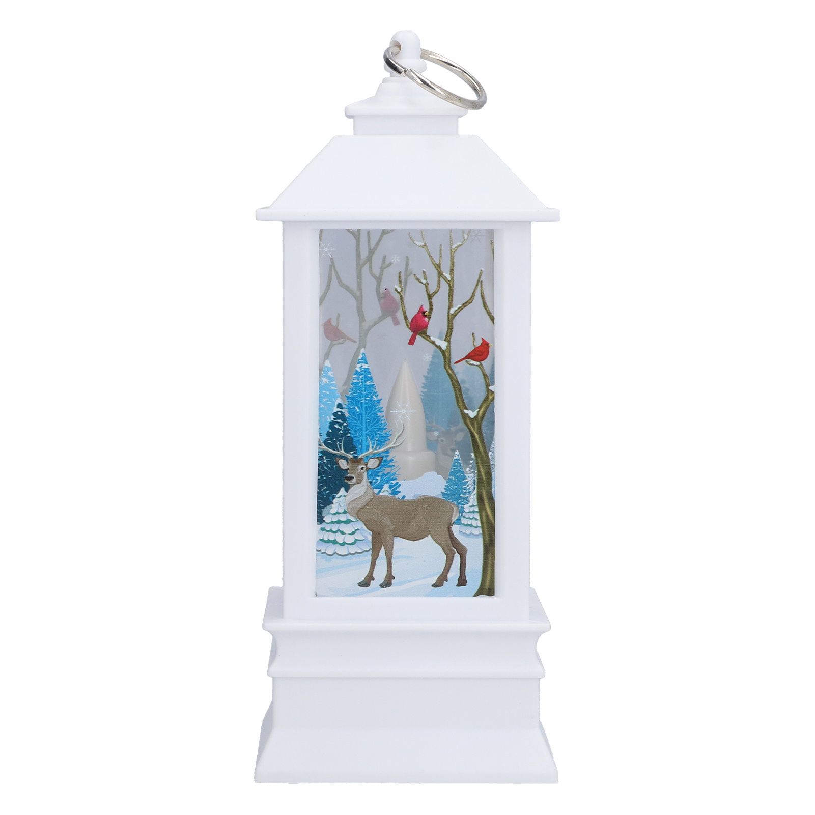 LED Lantern Elk Desktop Warm Light Personalized Christmas Light for Home Bedroom Living Room - Image 1