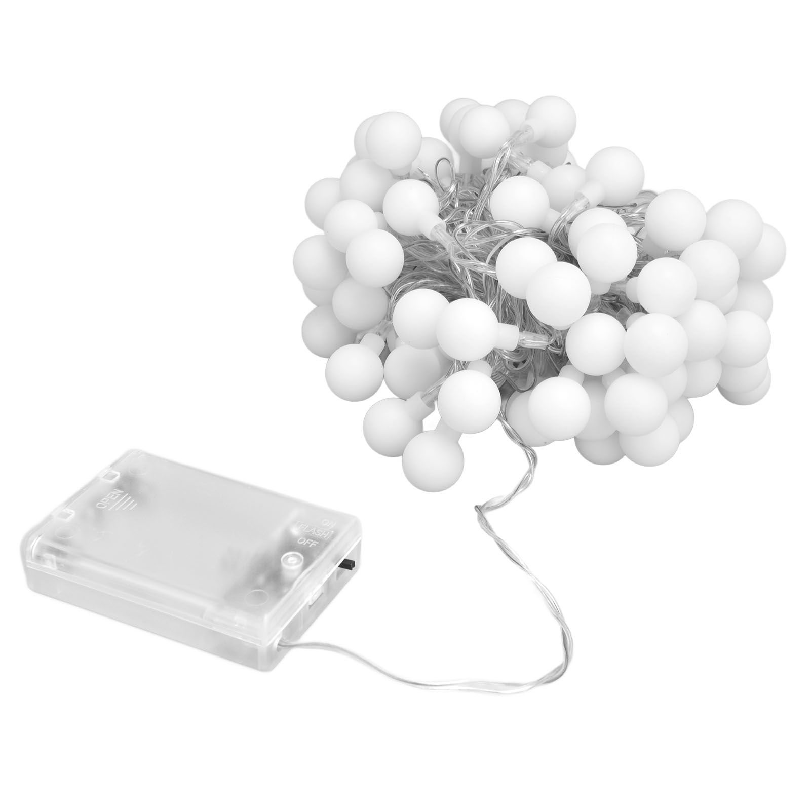 10m LED Artificial Pearl String Lamp 100LED Decorative Spherical String Light with 2 Lighting Modes - Image 6