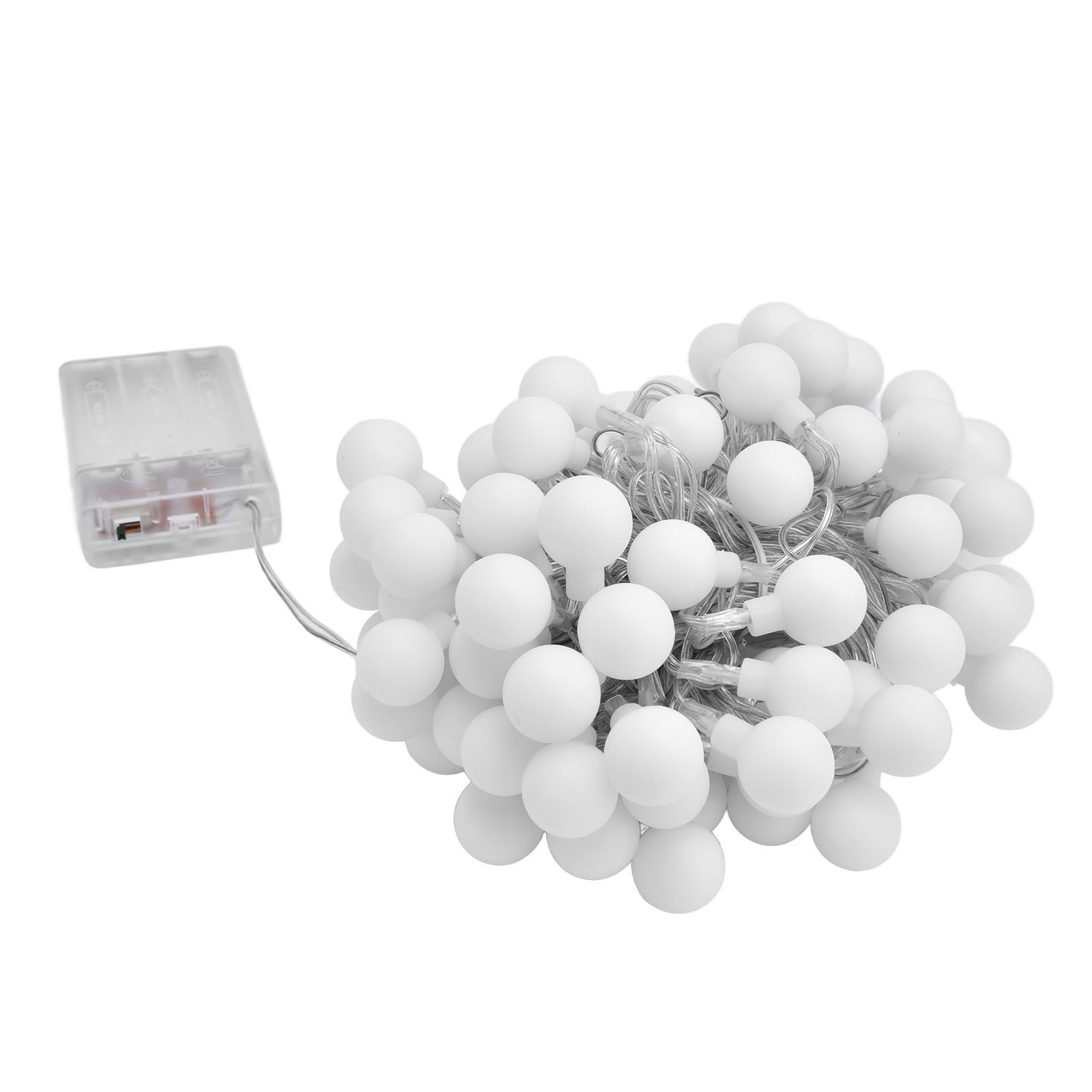 10m LED Artificial Pearl String Lamp 100LED Decorative Spherical String Light with 2 Lighting Modes - Image 8