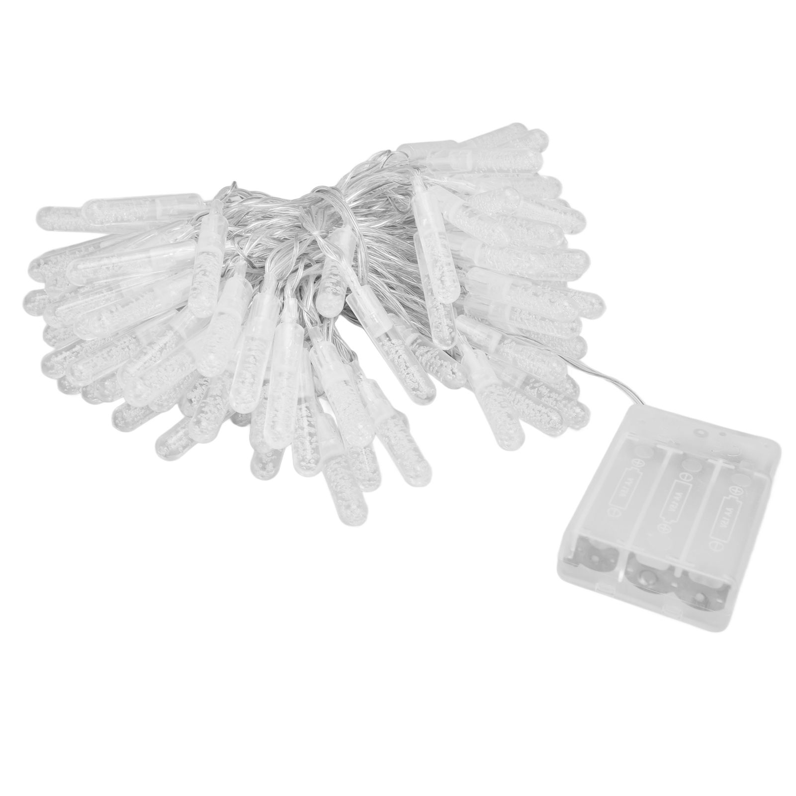 100LED Crystal String Lights 10M String Lamp with 2 Lighting Modes for Holiday Birthday Decor Battery Powered - Image 3