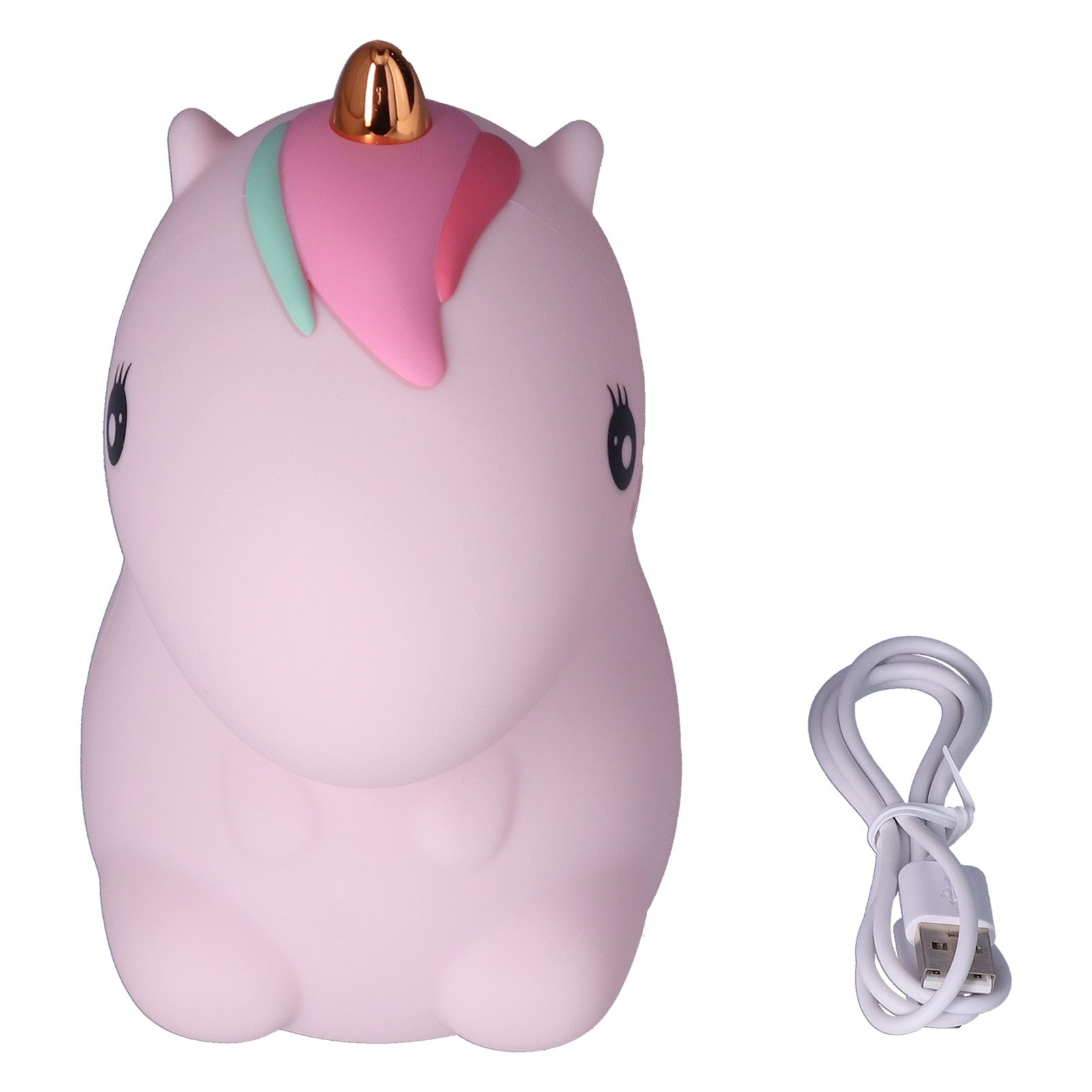 Cute Night Light Cute USB Rechargeable Silicon Lamps with 7 Color Change for Kids - Image 1