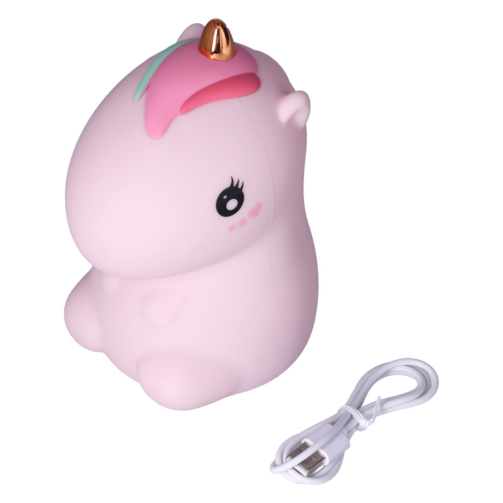 Cute Night Light Cute USB Rechargeable Silicon Lamps with 7 Color Change for Kids - Image 2