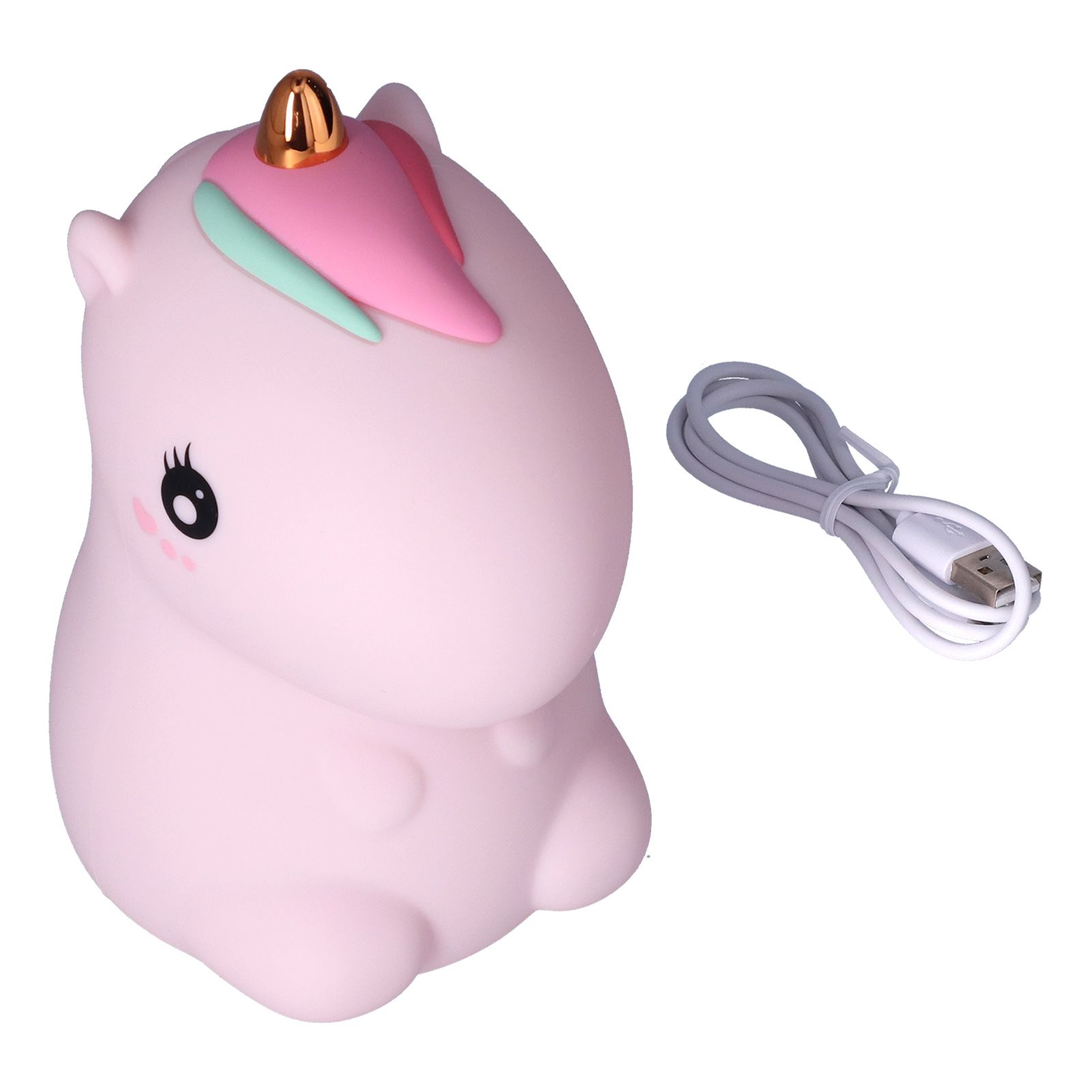 Cute Night Light Cute USB Rechargeable Silicon Lamps with 7 Color Change for Kids - Image 3