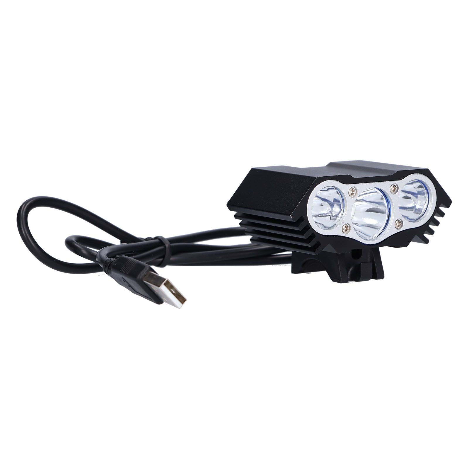 Bicycle Light 3LED High Brightness Mountain Bike Front Light USB Powered Bike Headlight for Night Riding - Image 5