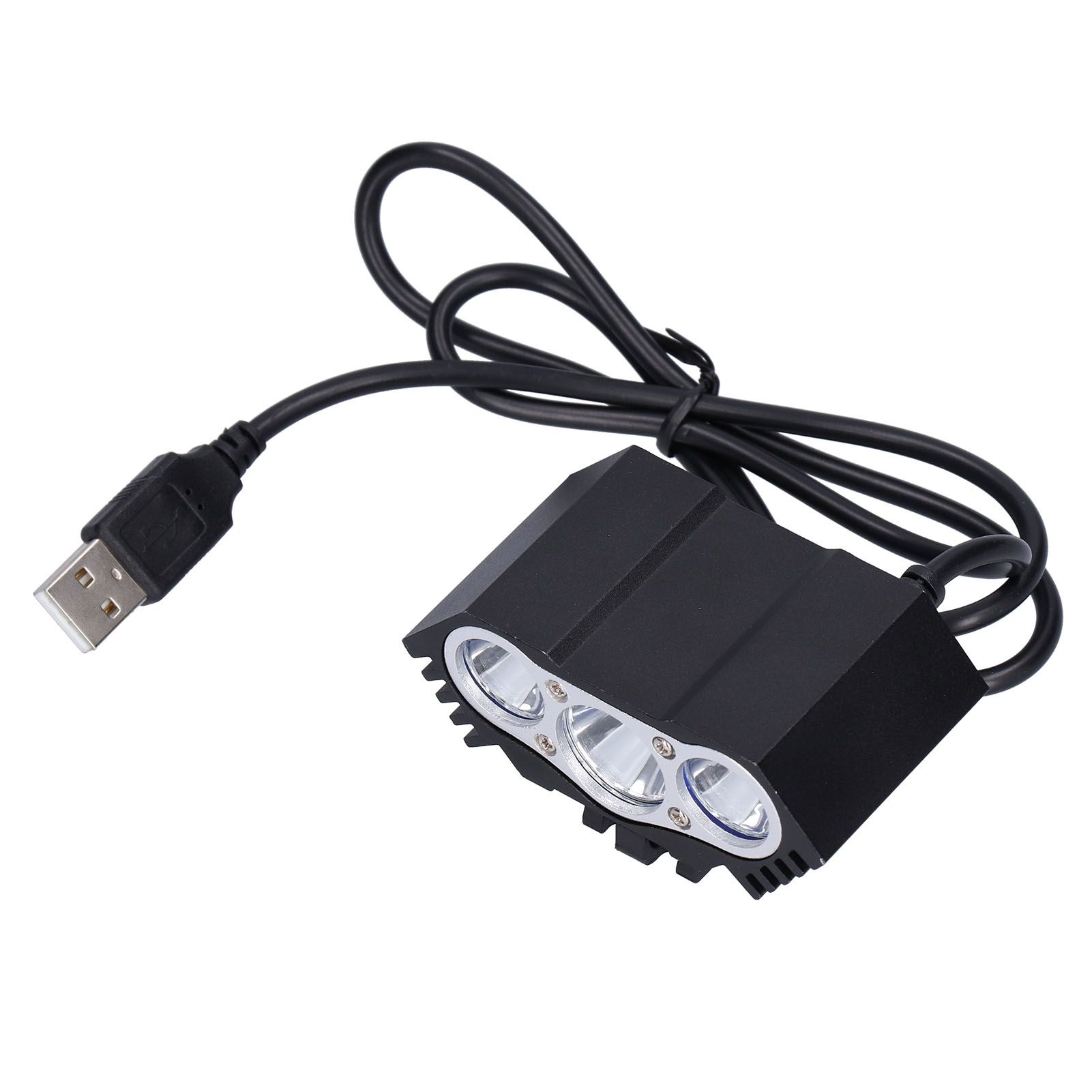 Bicycle Light 3LED High Brightness Mountain Bike Front Light USB Powered Bike Headlight for Night Riding - Image 6