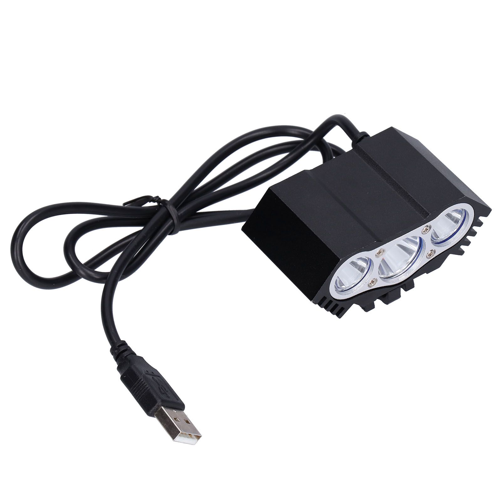 Bicycle Light 3LED High Brightness Mountain Bike Front Light USB Powered Bike Headlight for Night Riding - Image 7