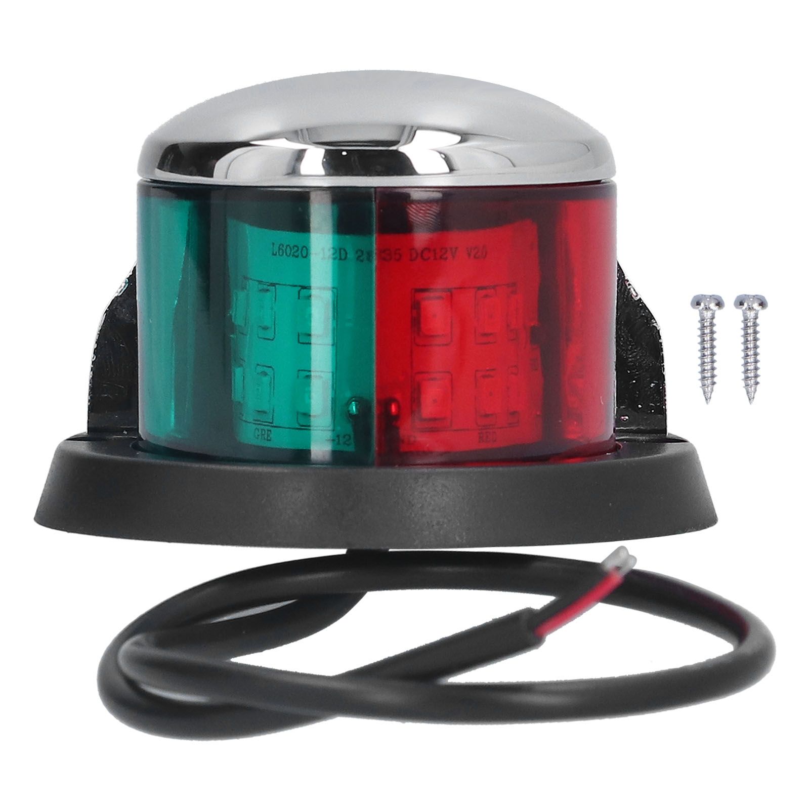 Boat Navigation Light 12LED 12V Marine Position Lamp Red Green Signal Light Deck Bow Light - Image 1