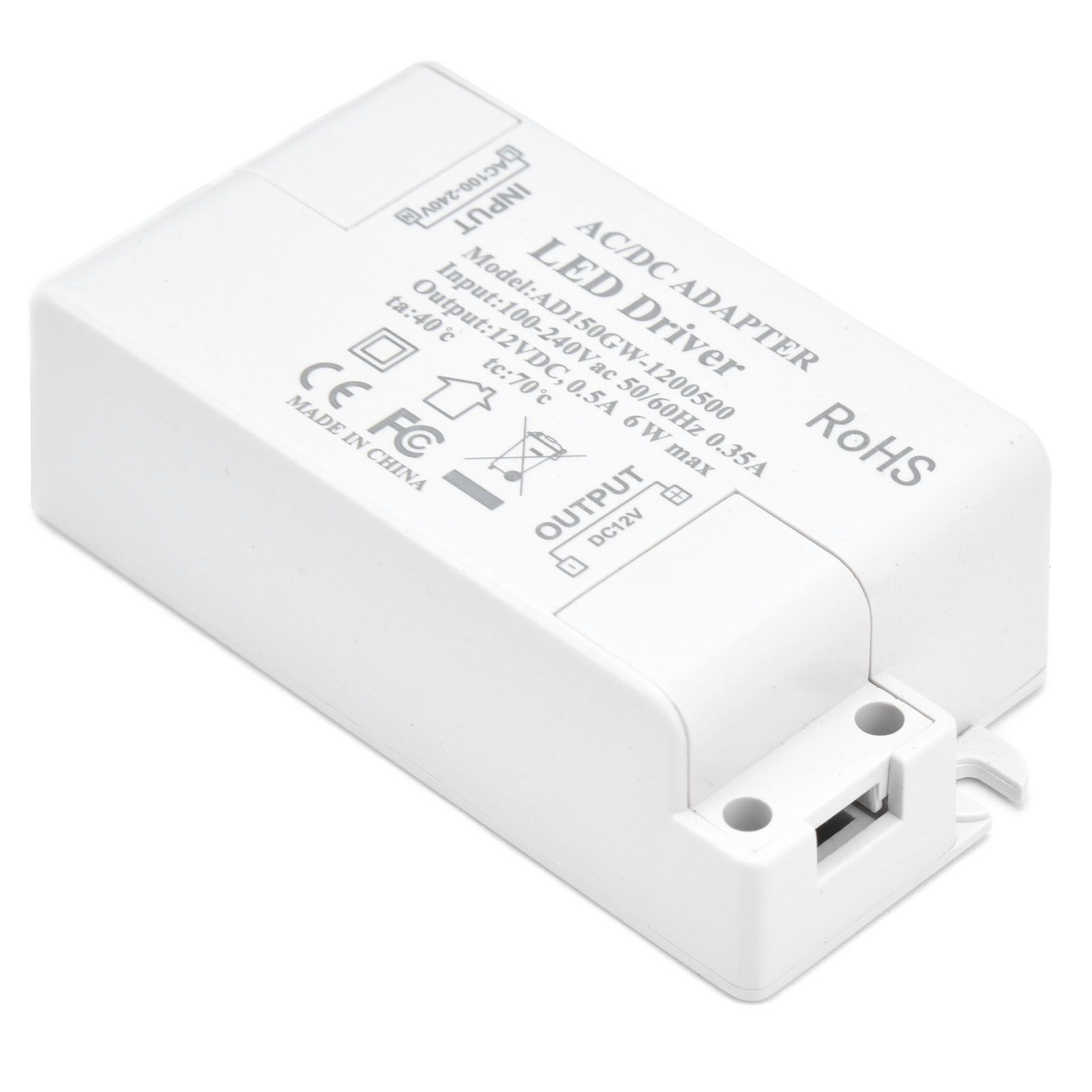 LED Driver Input AC100‑240V 0.35A Output DC12V 0.5A 6W LED Transformer for Bathroom - Image 3
