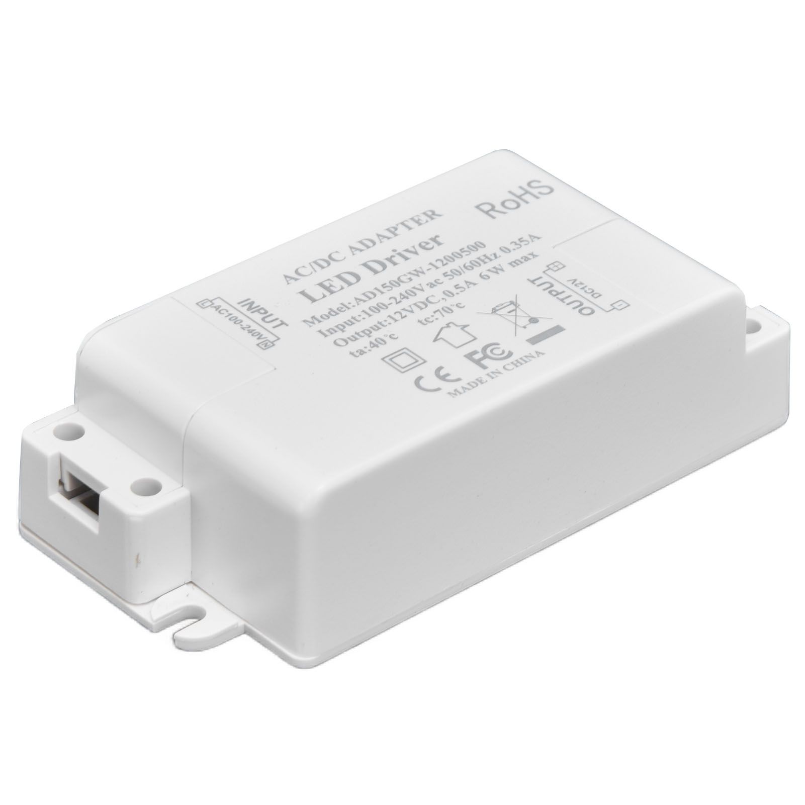 LED Driver Input AC100‑240V 0.35A Output DC12V 0.5A 6W LED Transformer for Bathroom - Image 5